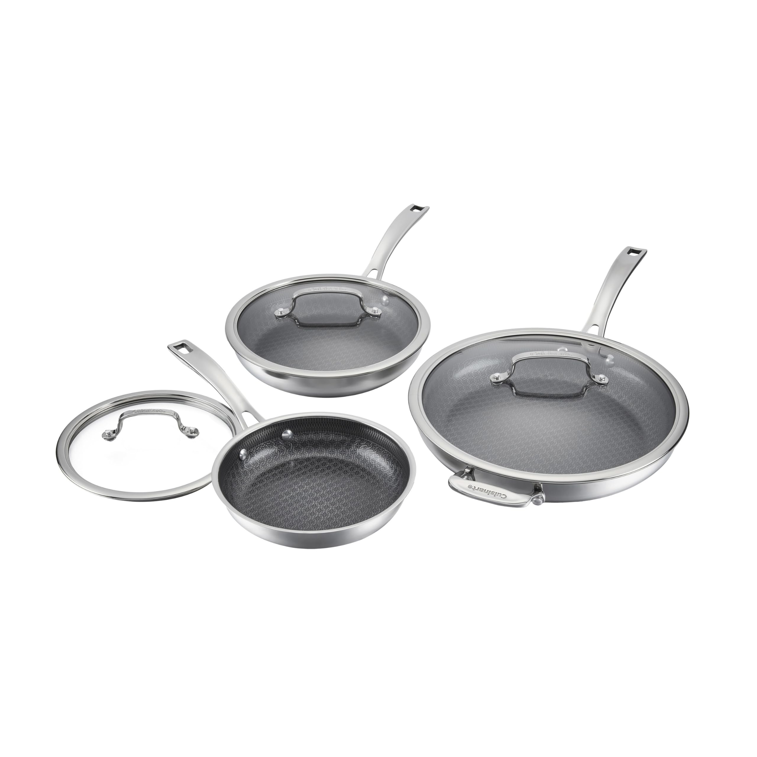 cuisinart-fusionplus-6-piece-stainless-steel-skillet-set-pfas-free-purelysear-no image 1