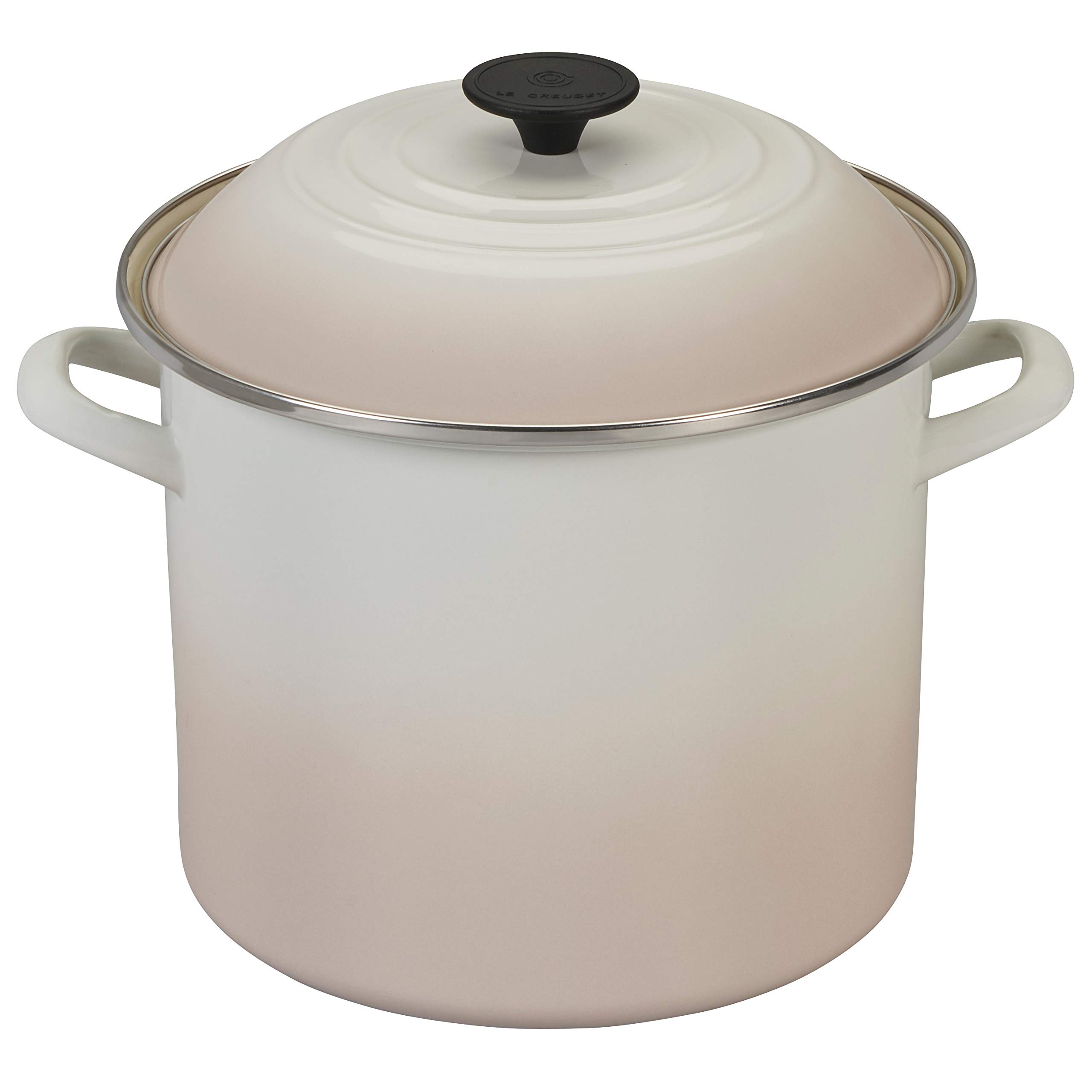 le-creuset-enamel-on-steel-stockpot-10-qt-meringue image 1
