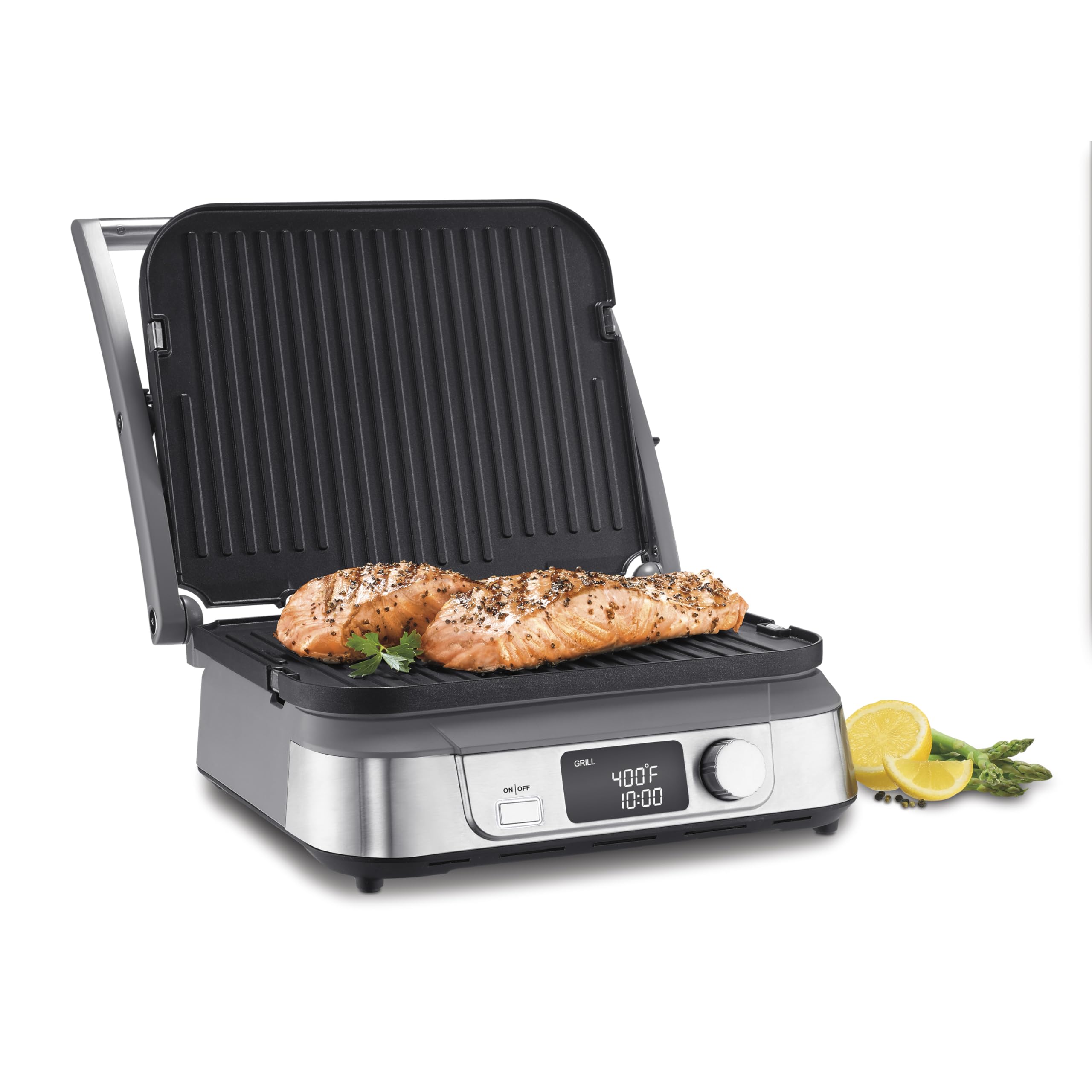 cuisinart-griddler-five-gr-5nas-5-in-1-electric-countertop-grill-panini-press-st image 1