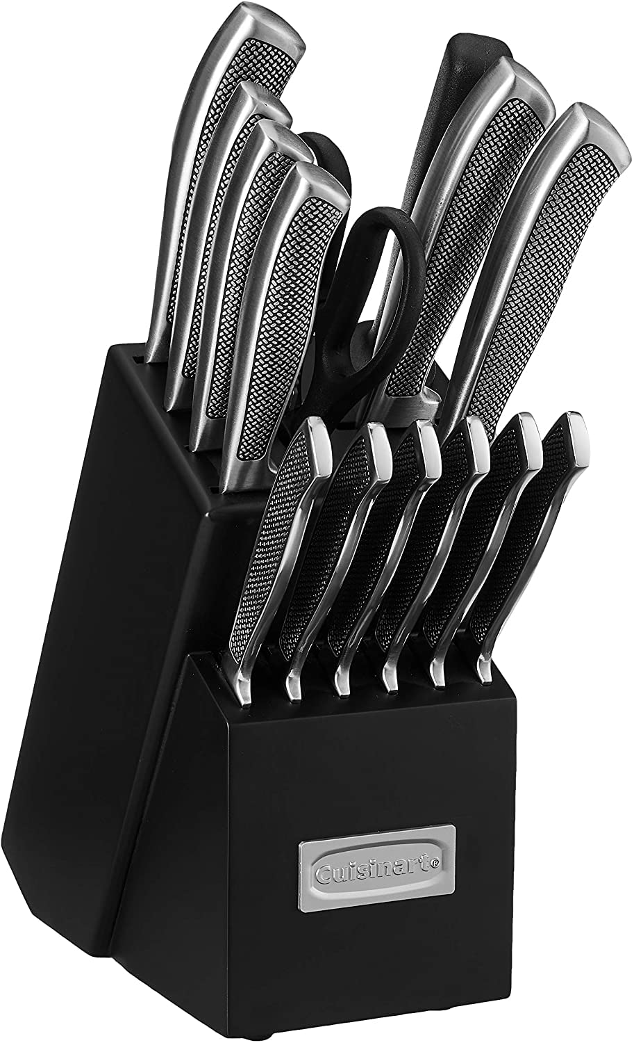 cuisinart-graphix-15-piece-block-knife-set-c77ss-15p-stainless-steel-cutlery image 2