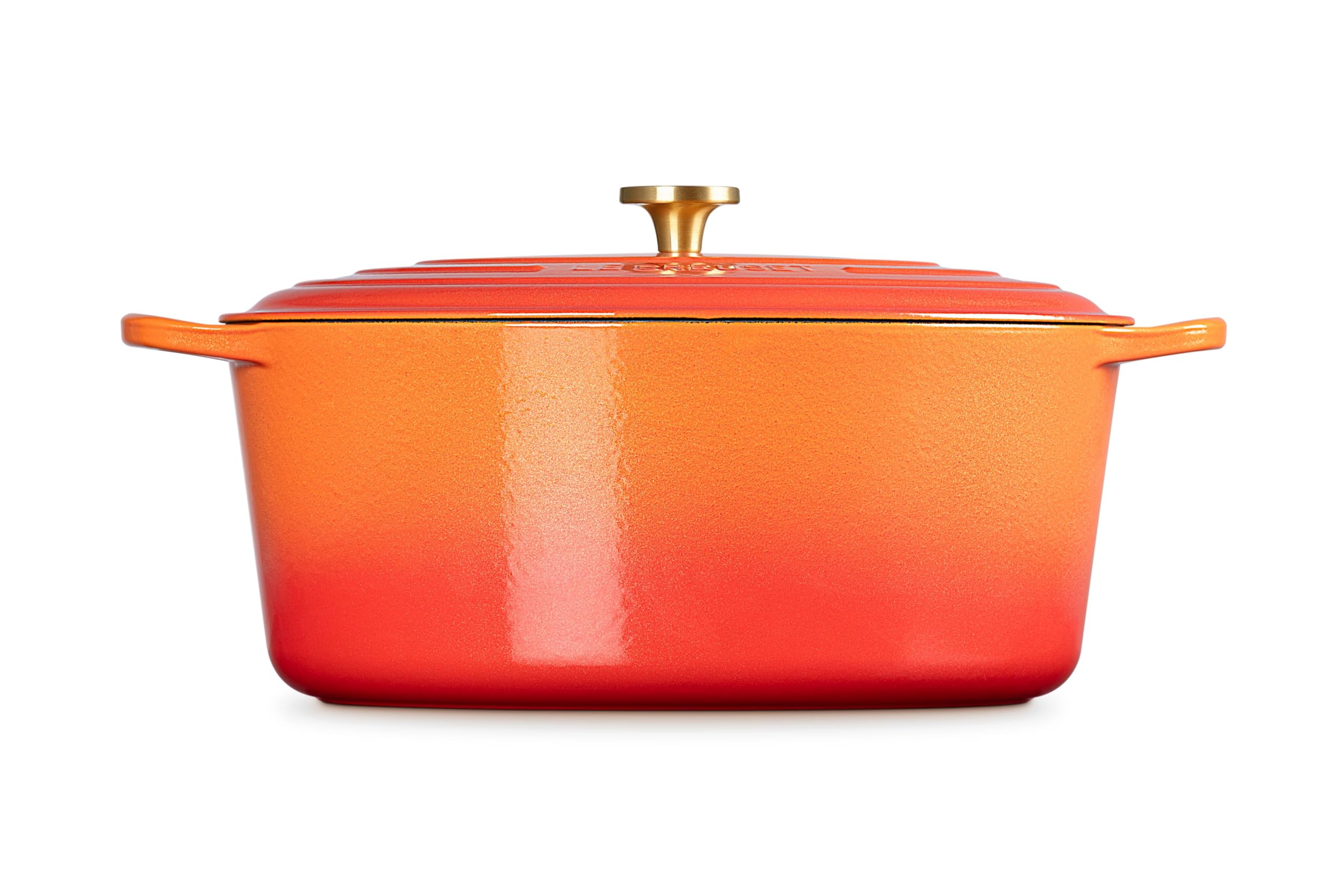 le-creuset-enameled-cast-iron-signature-oval-dutch-oven-15-5-qt-flamme-doree-wit image 5