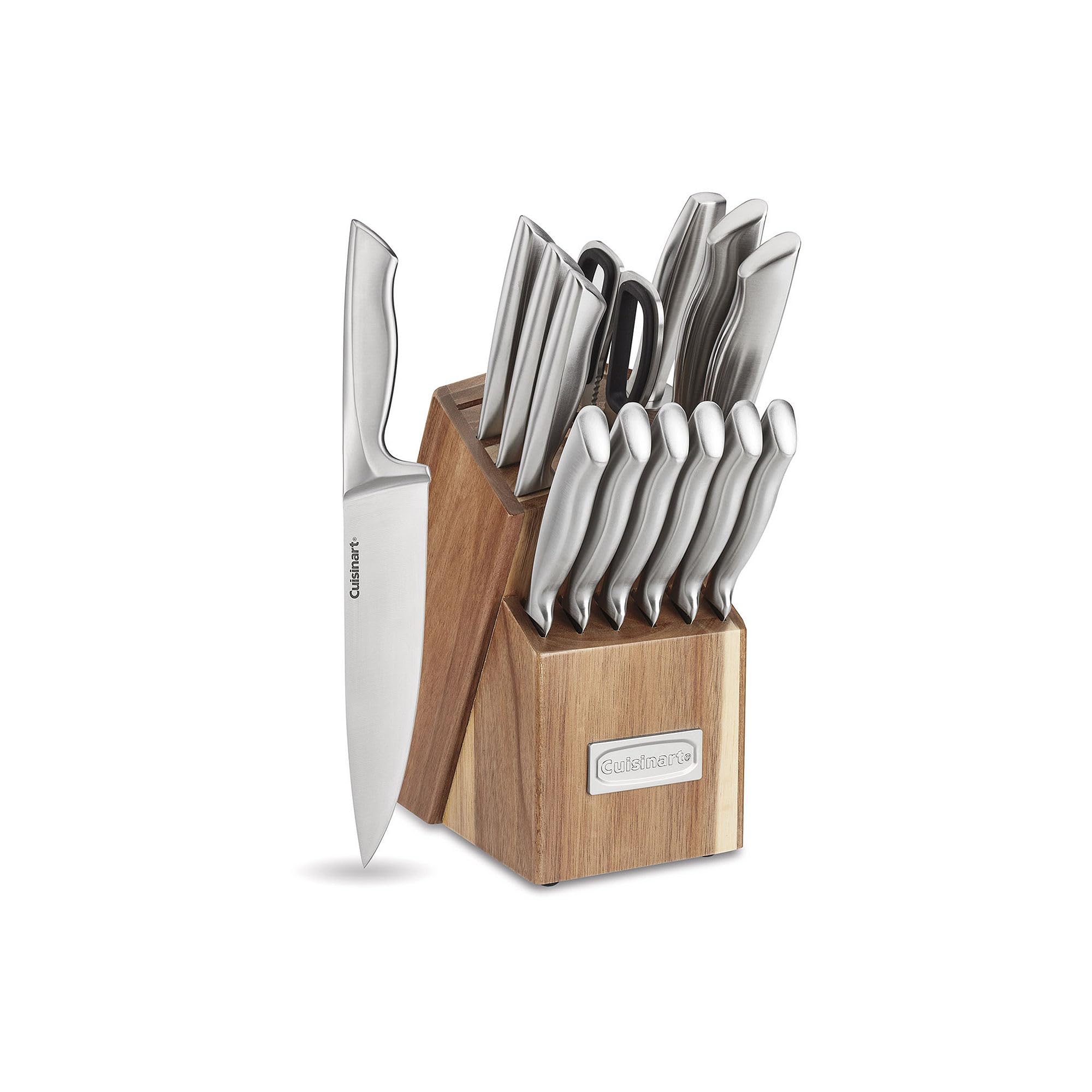 cuisinart-15-piece-german-stainless-steel-hollow-handle-cutlery-block-set-with-a image 1
