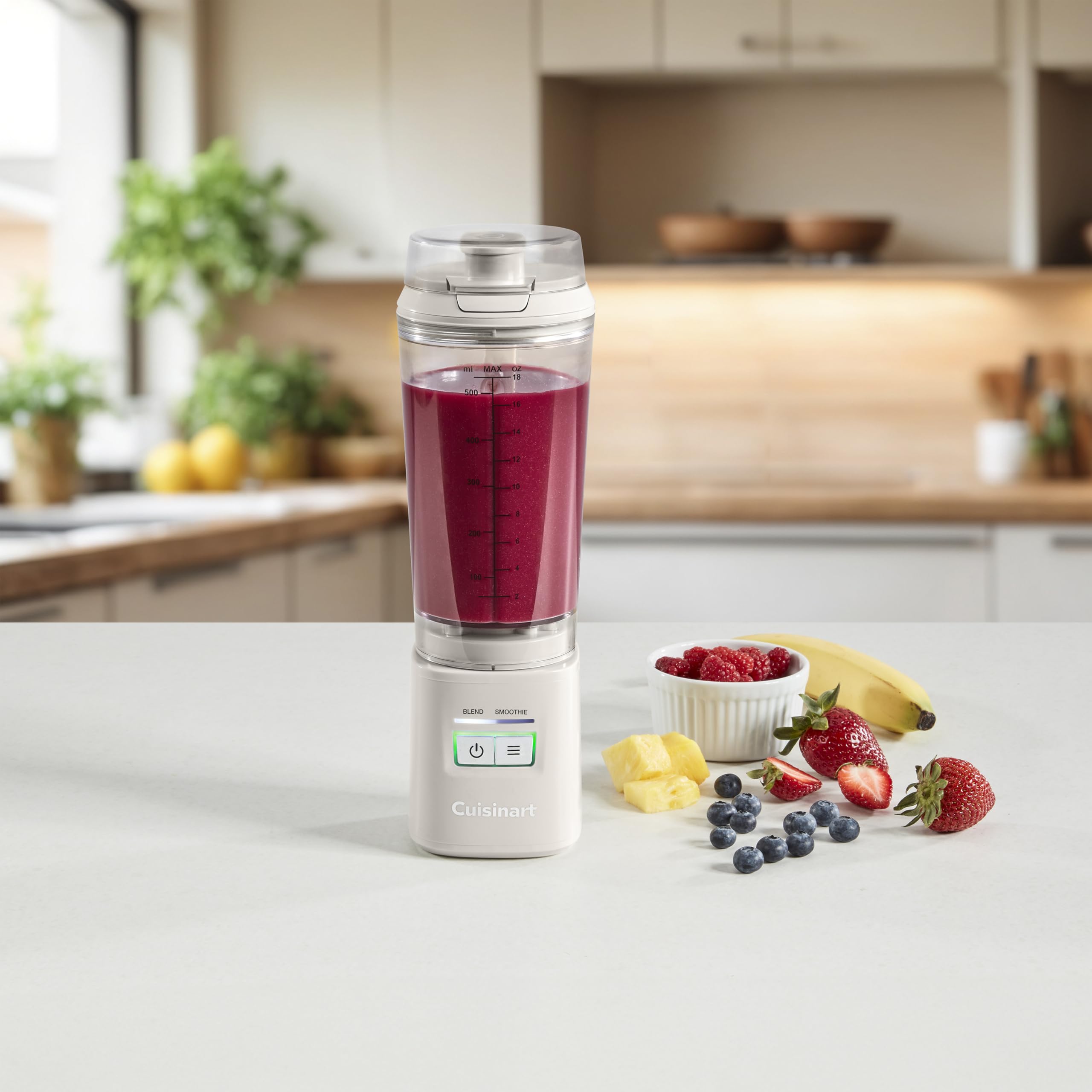 cuisinart-cordless-rechargeable-portable-blender-for-smoothies-pbl-100-tan image 2