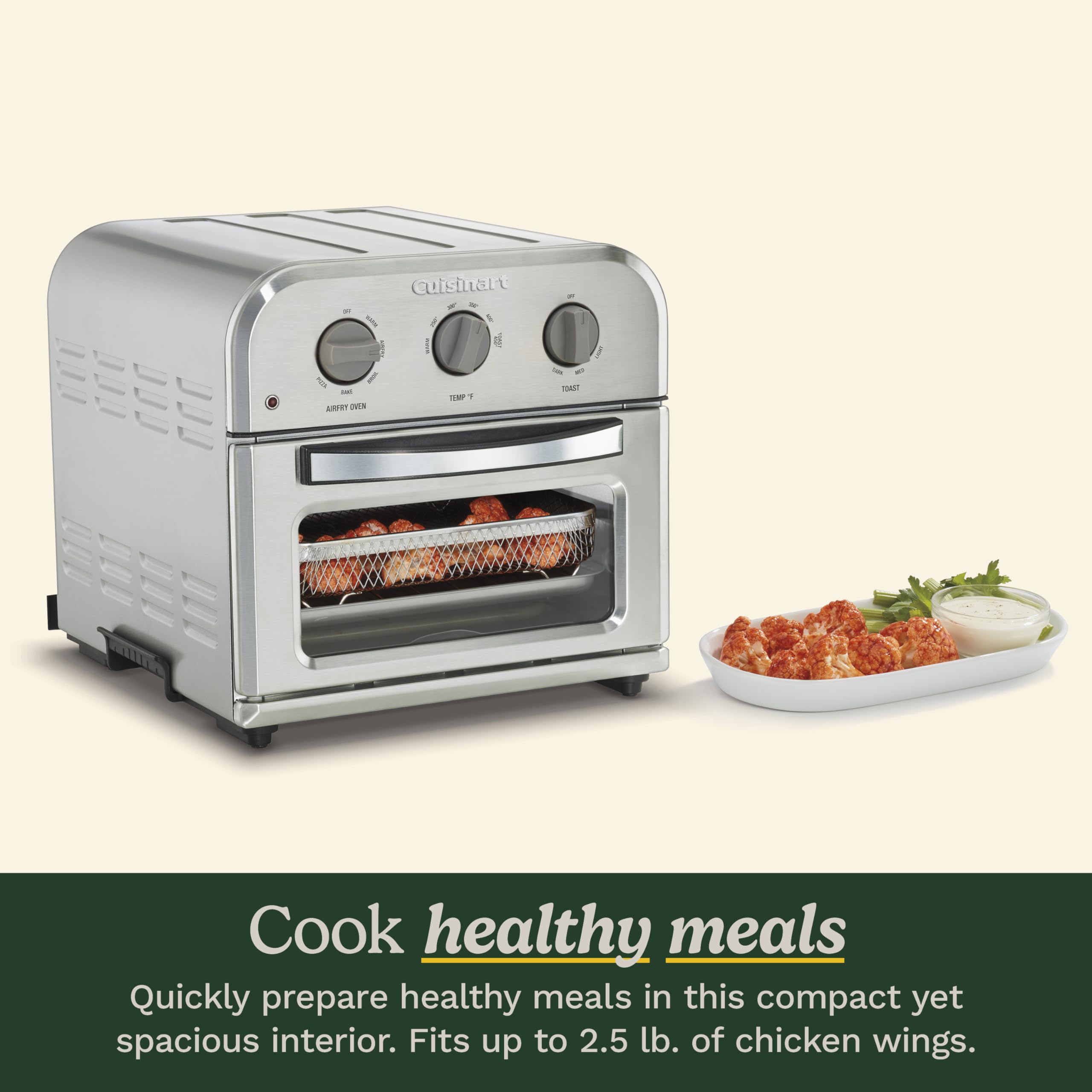 cuisinart-toa-26-compact-air-fryer-toaster-oven-6-in-1-stainless-steel image 4