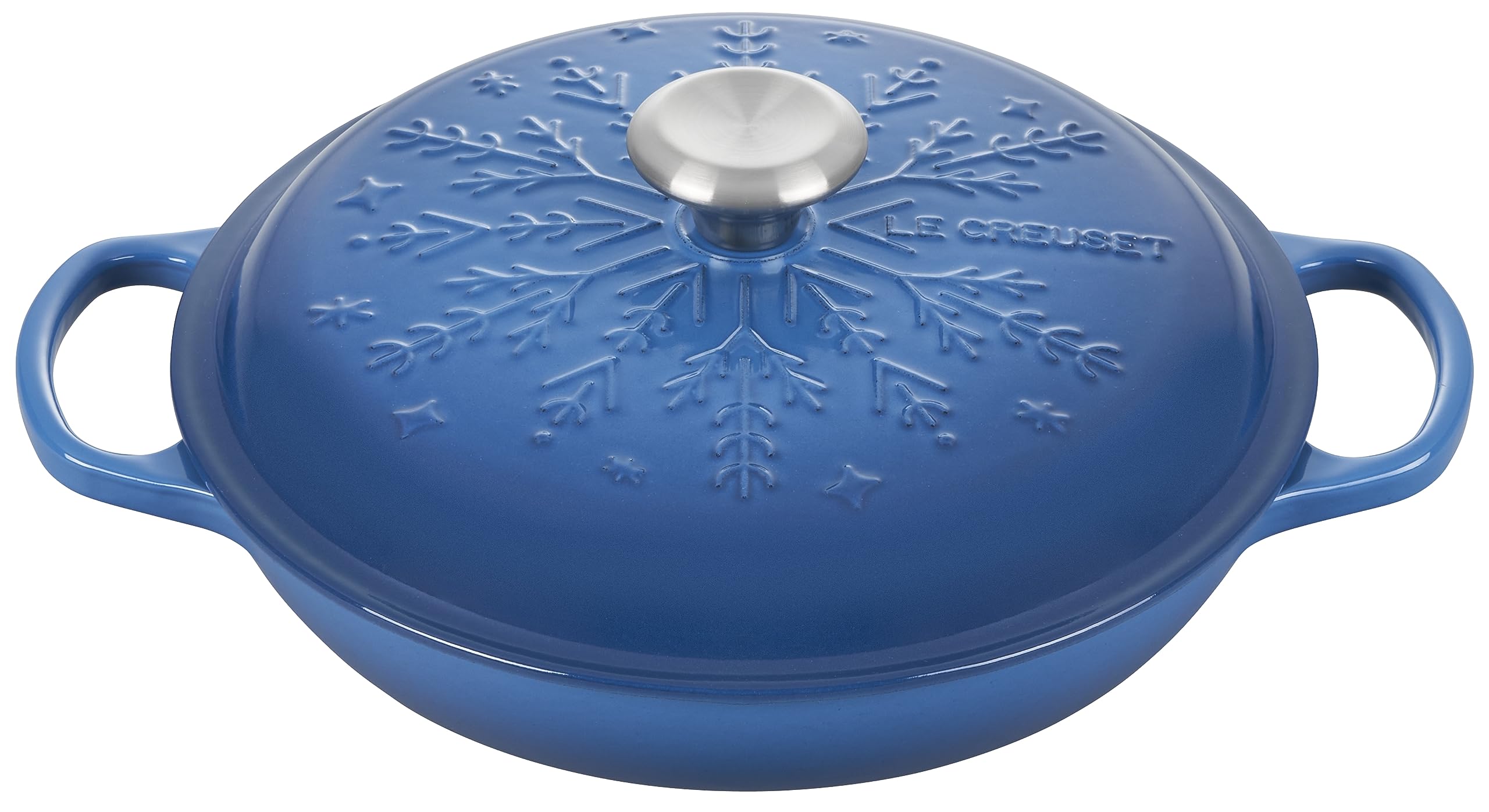 le-creuset-no-l-collection-signature-enameled-cast-iron-snowflake-braiser-2-25-q image 1