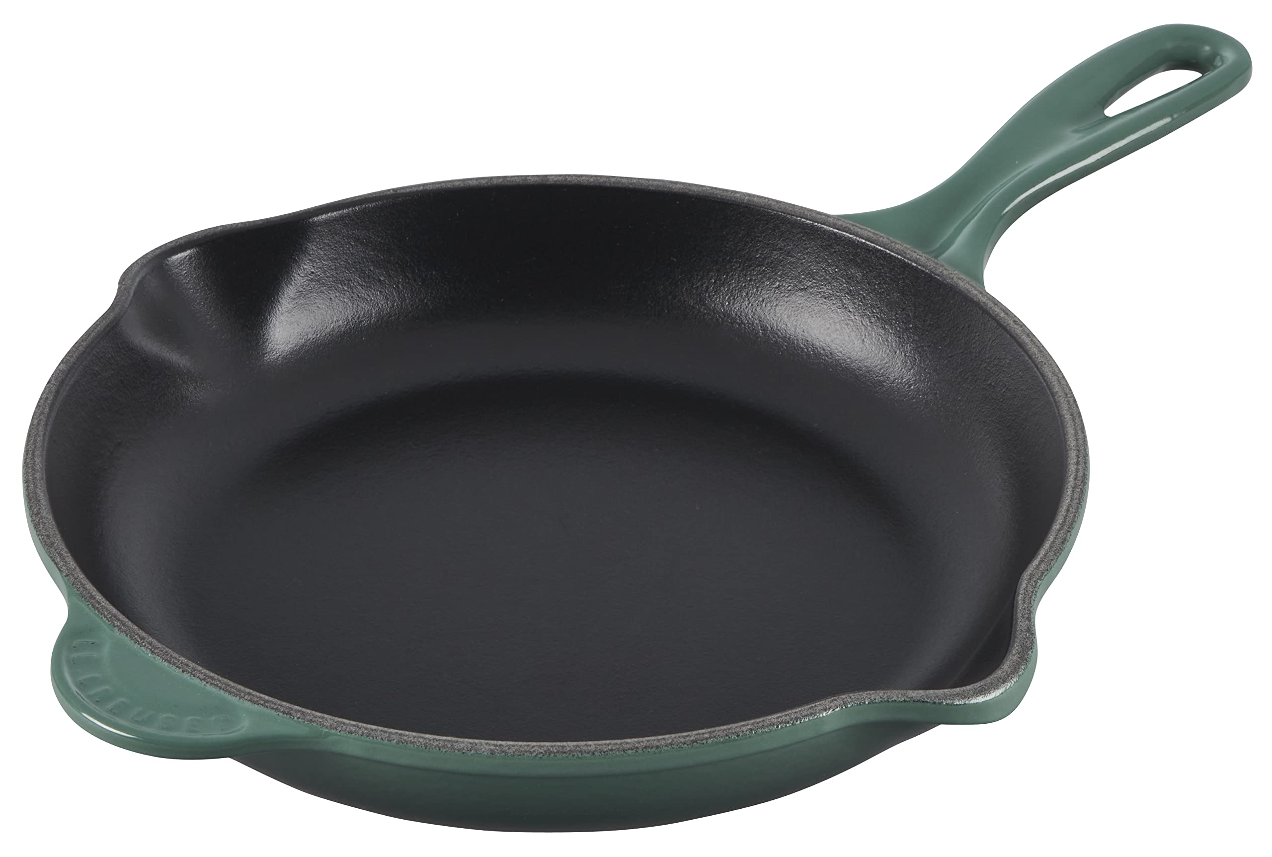 le-creuset-classic-enameled-cast-iron-handle-skillet-9-white image 7