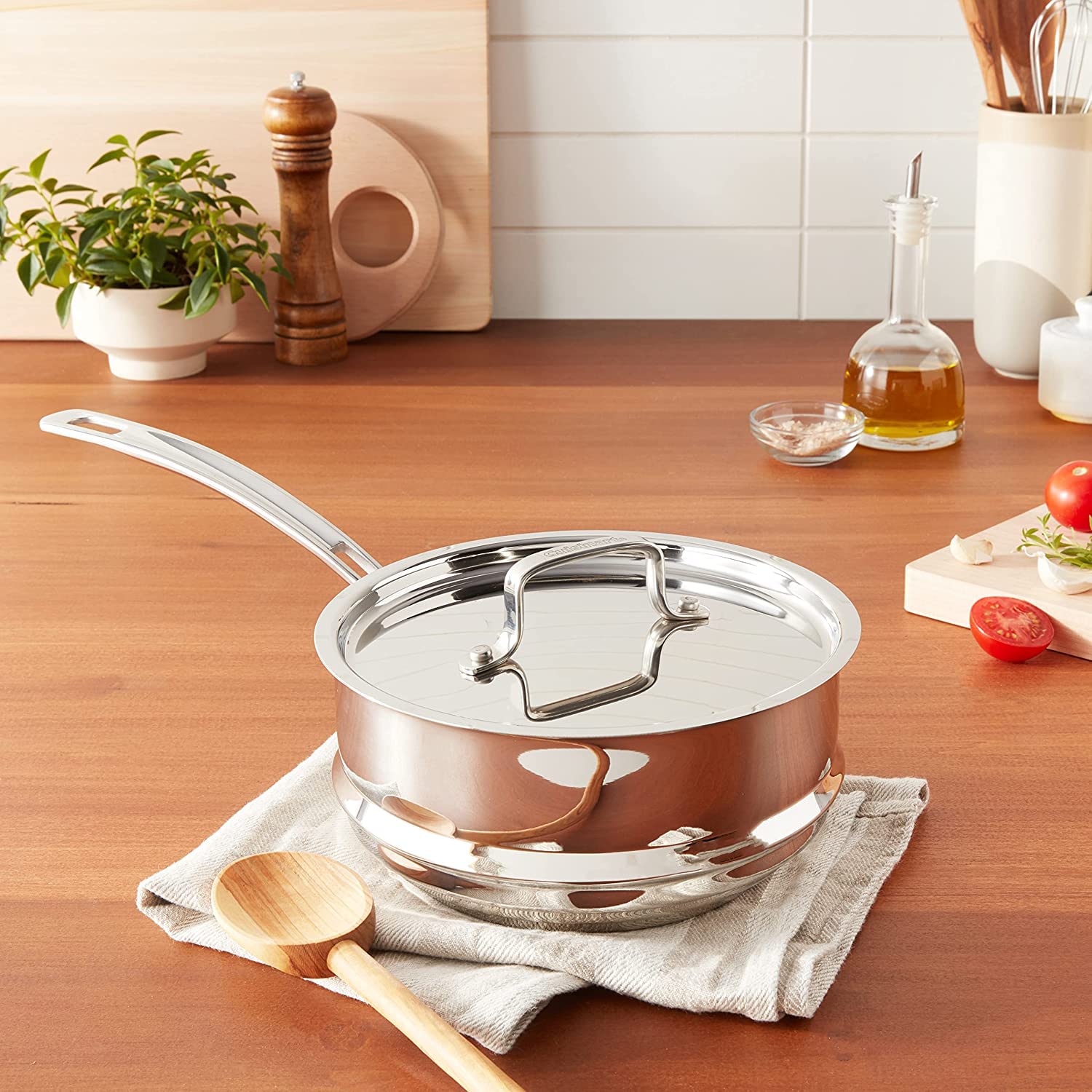 cuisinart-multiclad-pro-20cm-stainless-skillet-with-universal-steamer image 6
