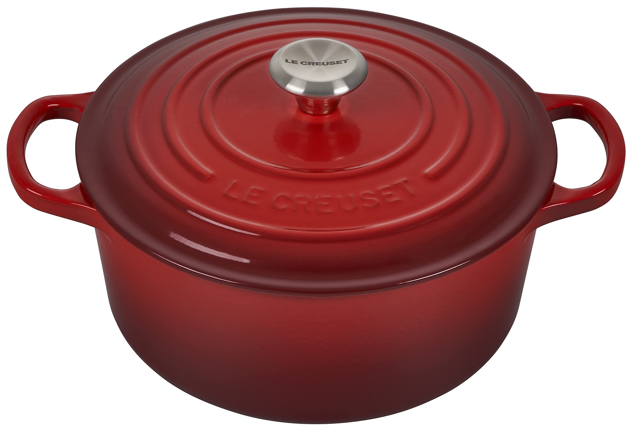 le-creuset-enameled-cast-iron-signature-round-dutch-oven-3-5-qt-cerise image 1