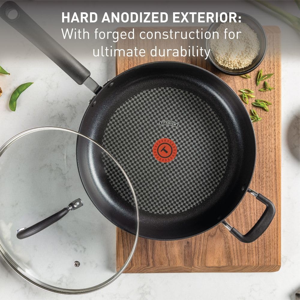 t-fal-ultimate-hard-anodized-non-stick-jumbo-cooker-with-lid-helper-handle-5-qua image 2