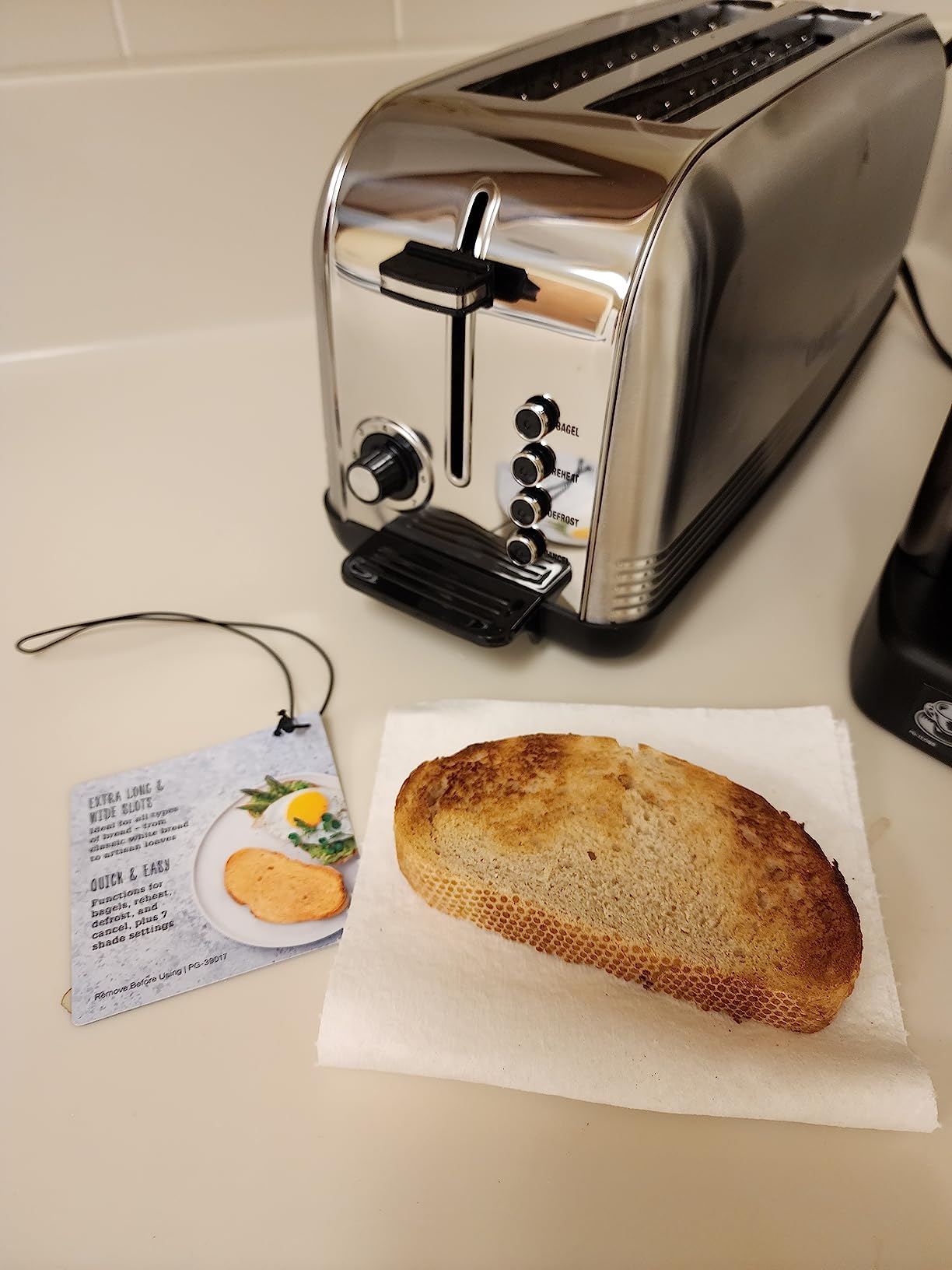 Excellent for thick bread