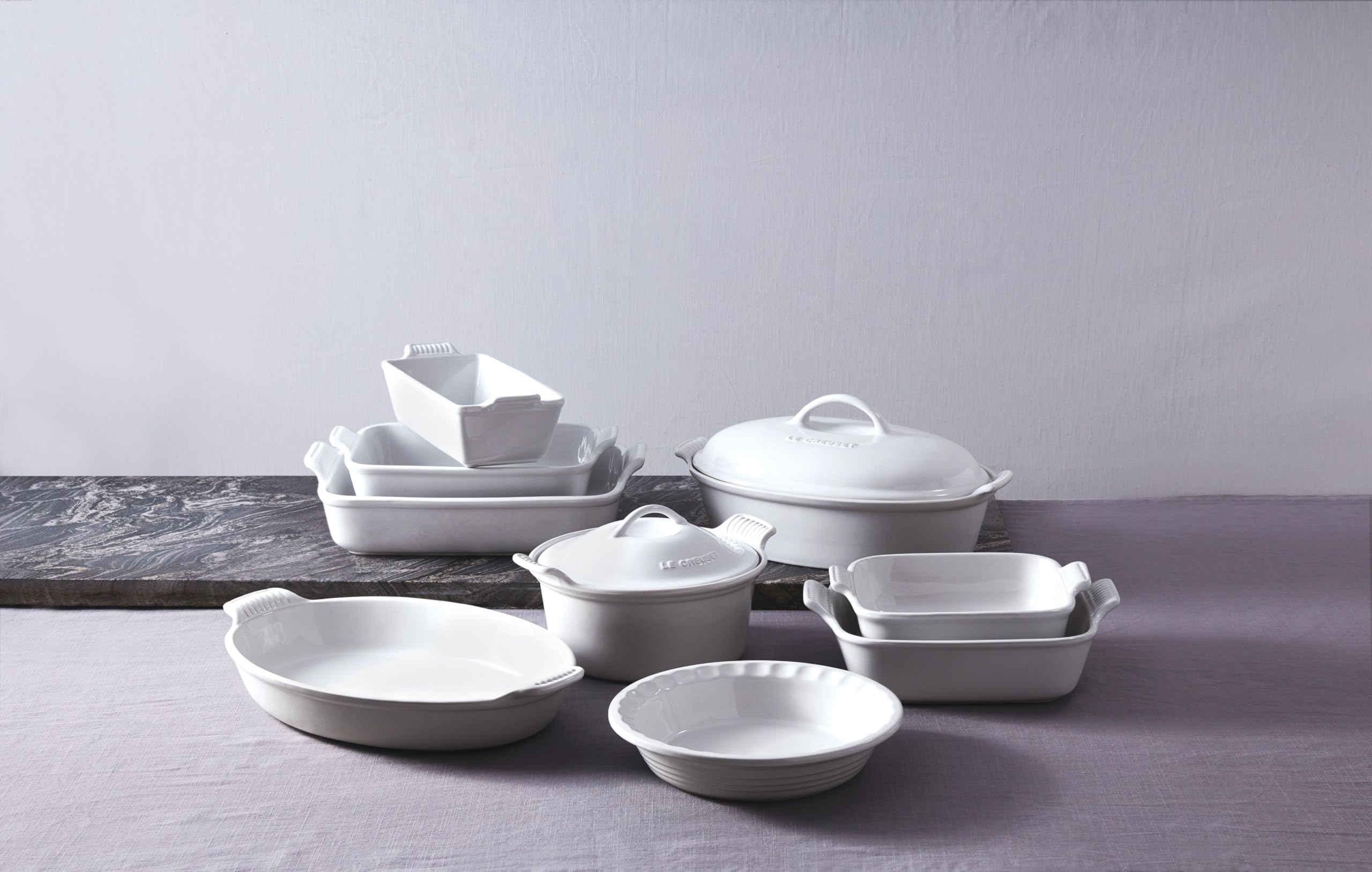 le-creuset-stoneware-heritage-covered-oval-casserole-4-qt-14-in-white image 5
