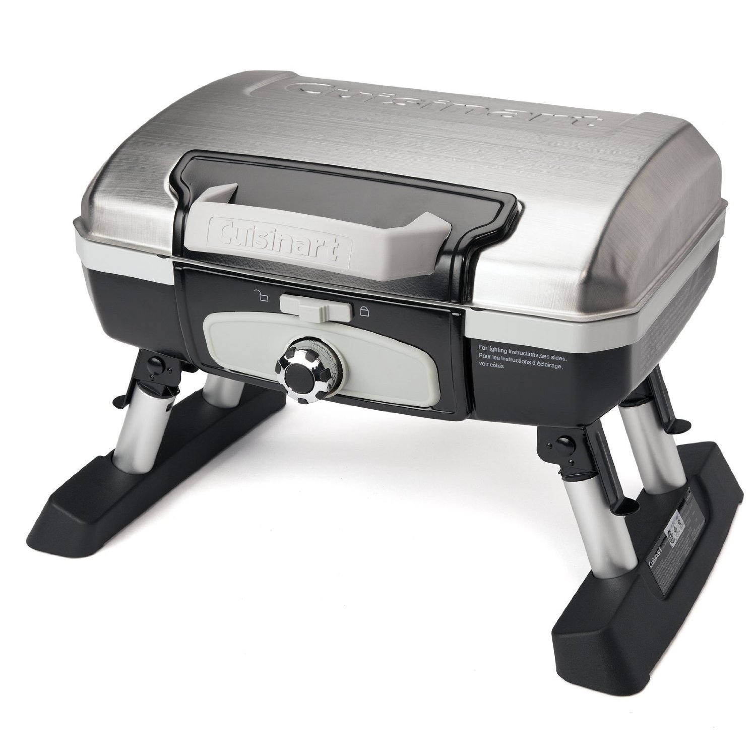 cuisinart-petite-gourmet-portable-gas-grill-5-500-btu-propane-tabletop-grill-wit image 7