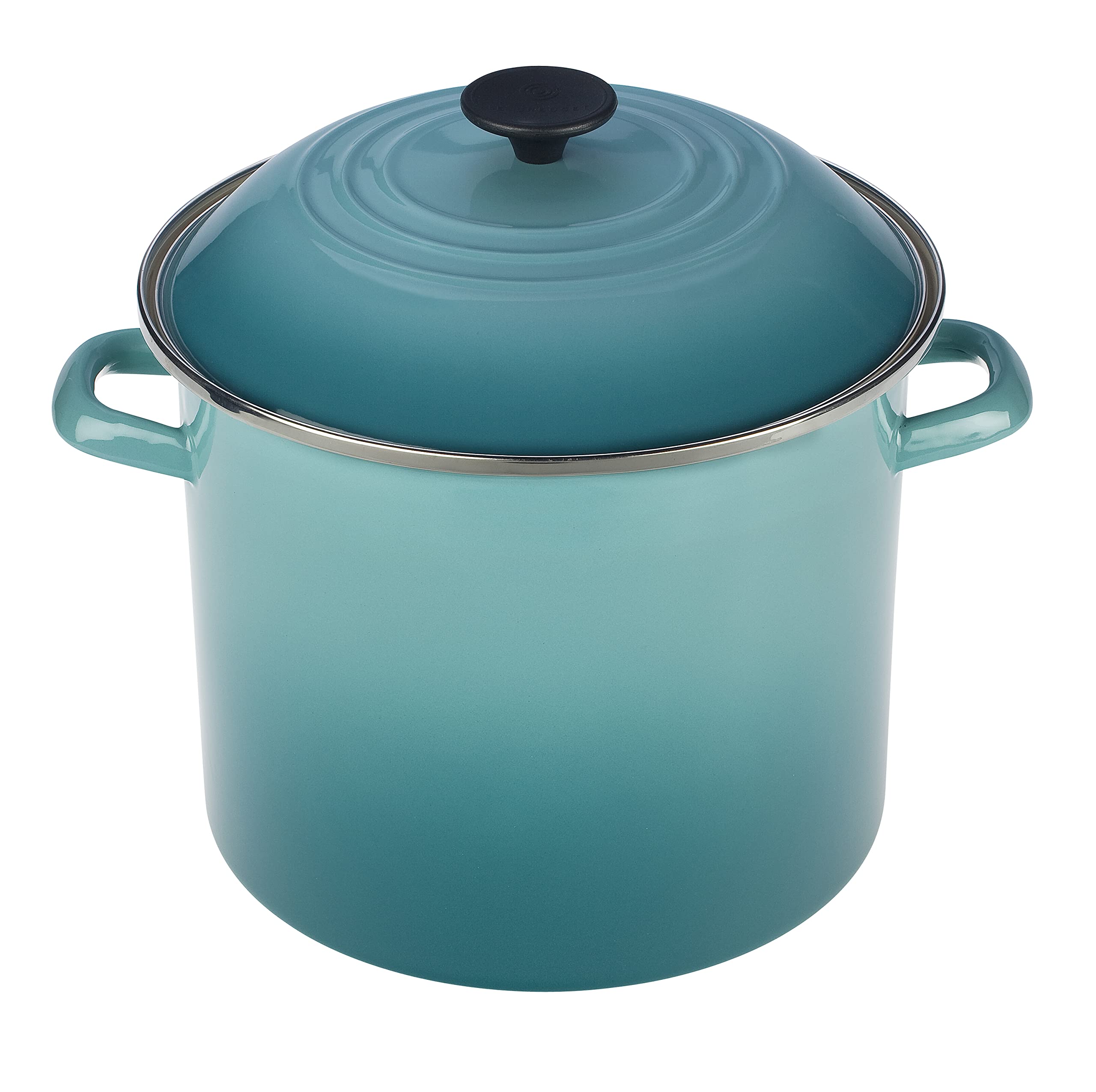 le-creuset-enamel-on-steel-stockpot-8-qt-caribbean image 1