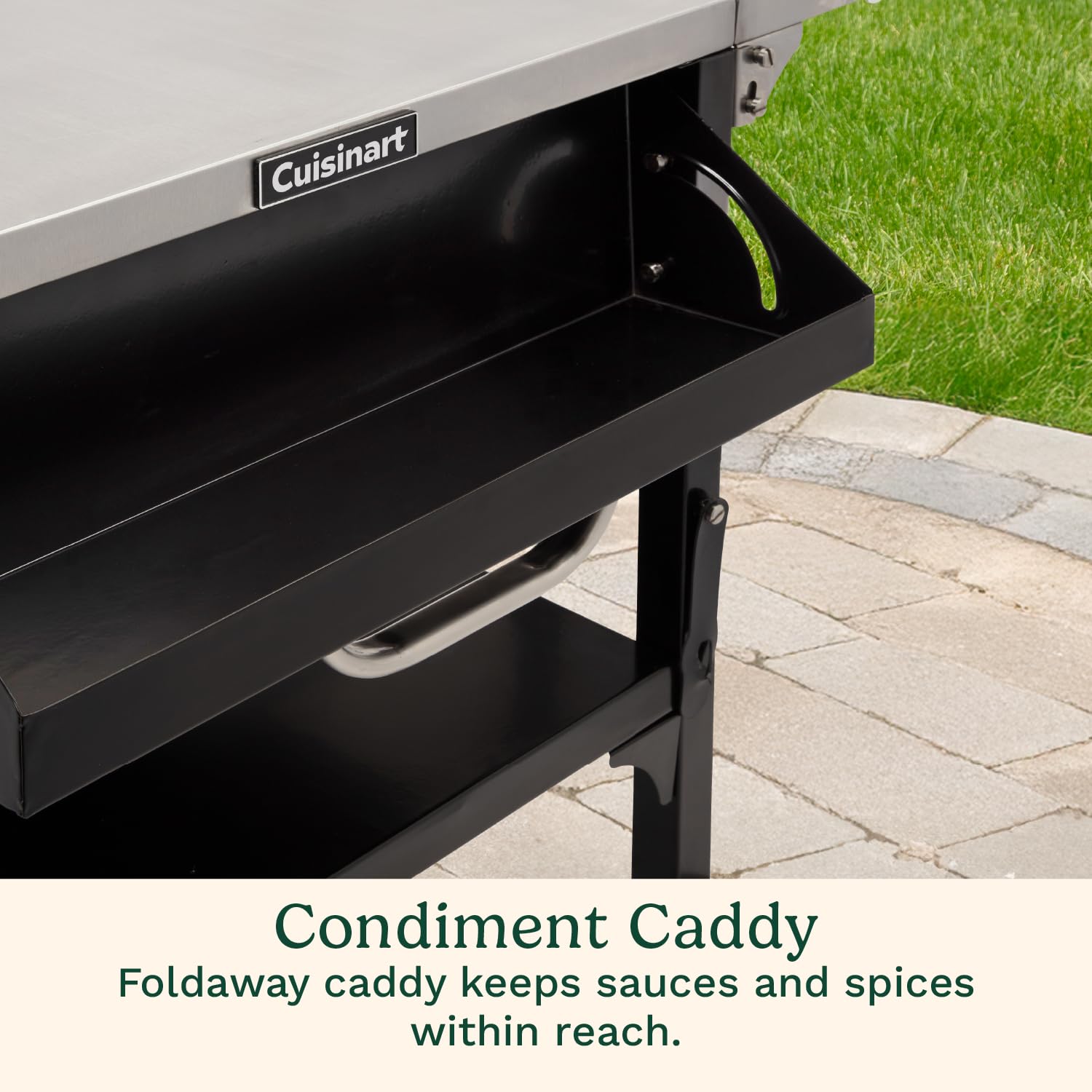 cuisinart-prep-n-cook-outdoor-table-and-grill-stand-stainless-steel-folding-tabl image 3