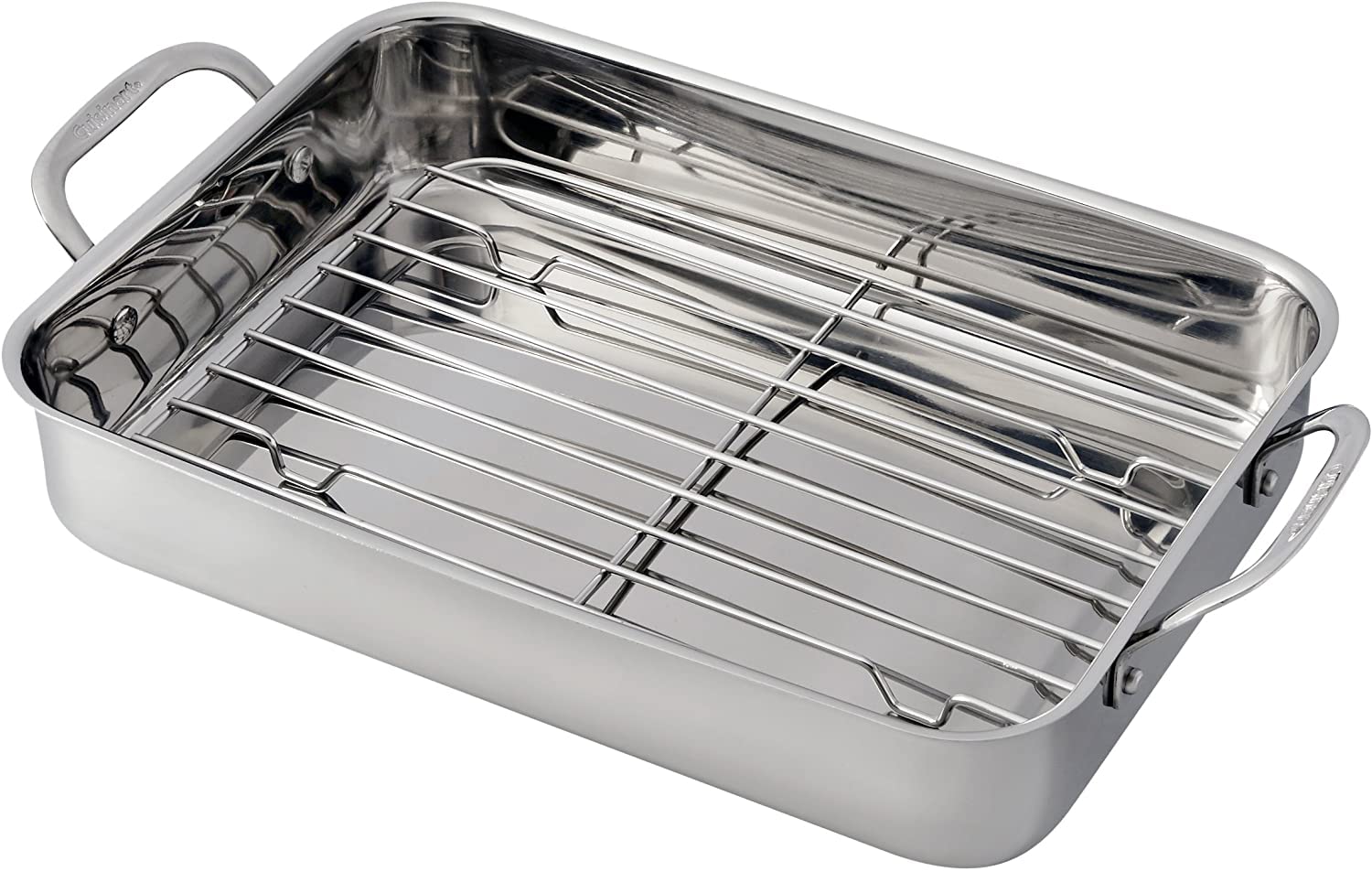cuisinart-chef-s-classic-14-inch-lasagna-pan-with-stainless-steel-roasting-rack image 2