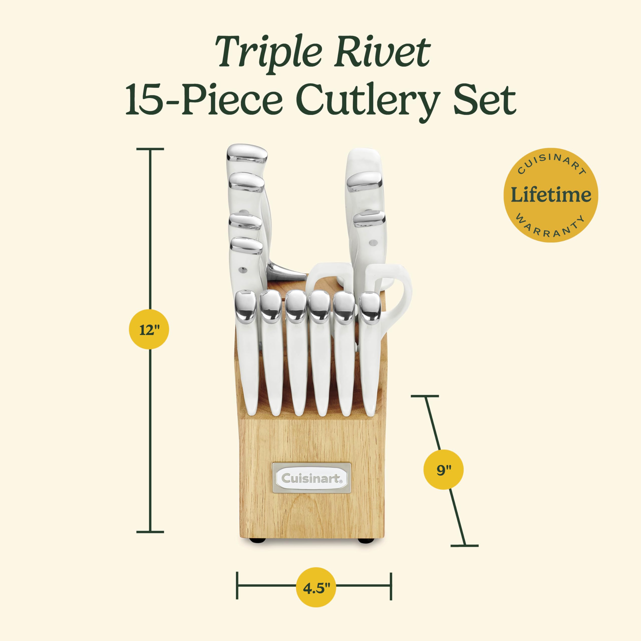 cuisinart-c77wtr-15p-15-piece-forged-triple-rivet-knife-set-with-block-white image 6