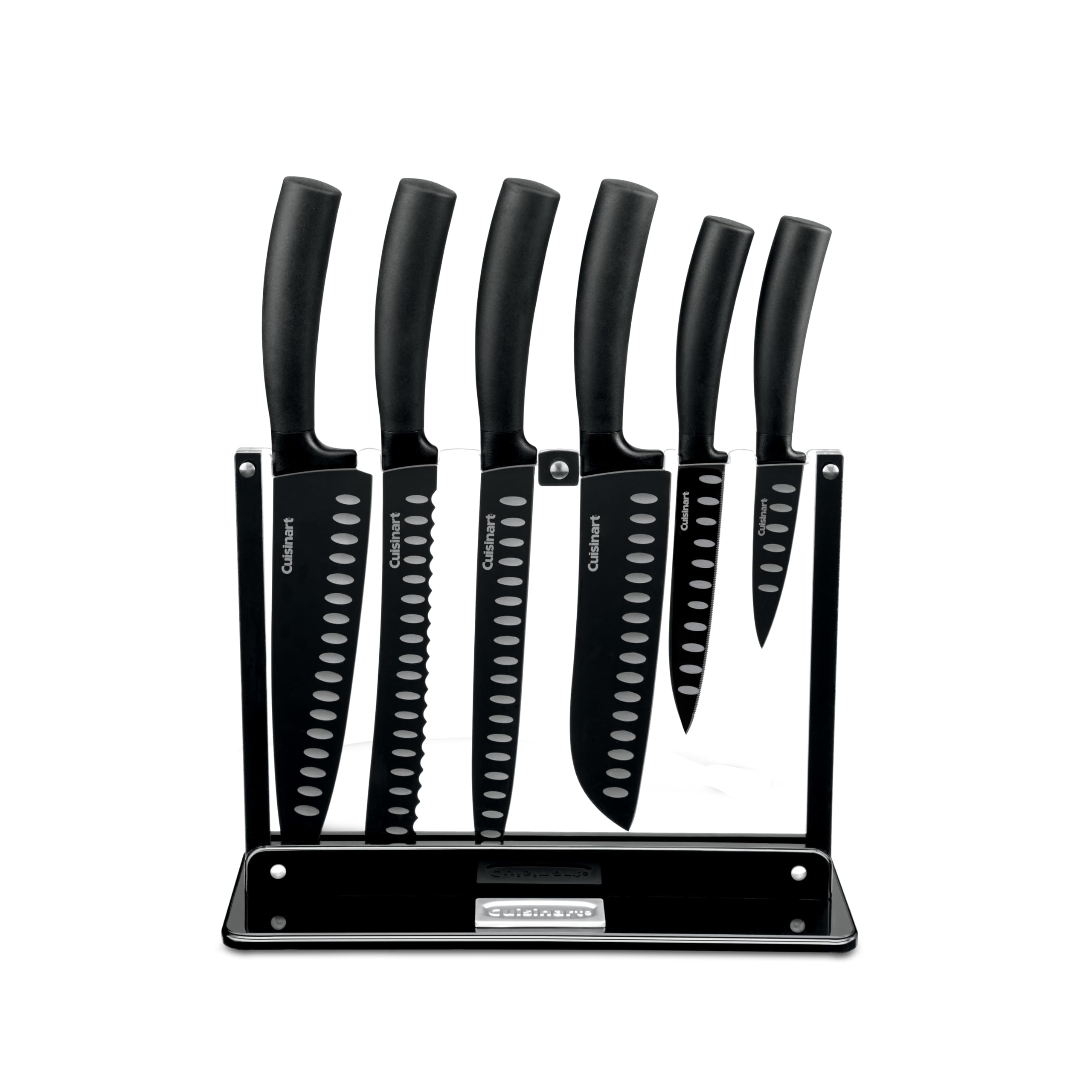 cuisinart-c77ns-7p-classic-nonstick-edge-7-piece-knife-set-with-acrylic-stand image 1