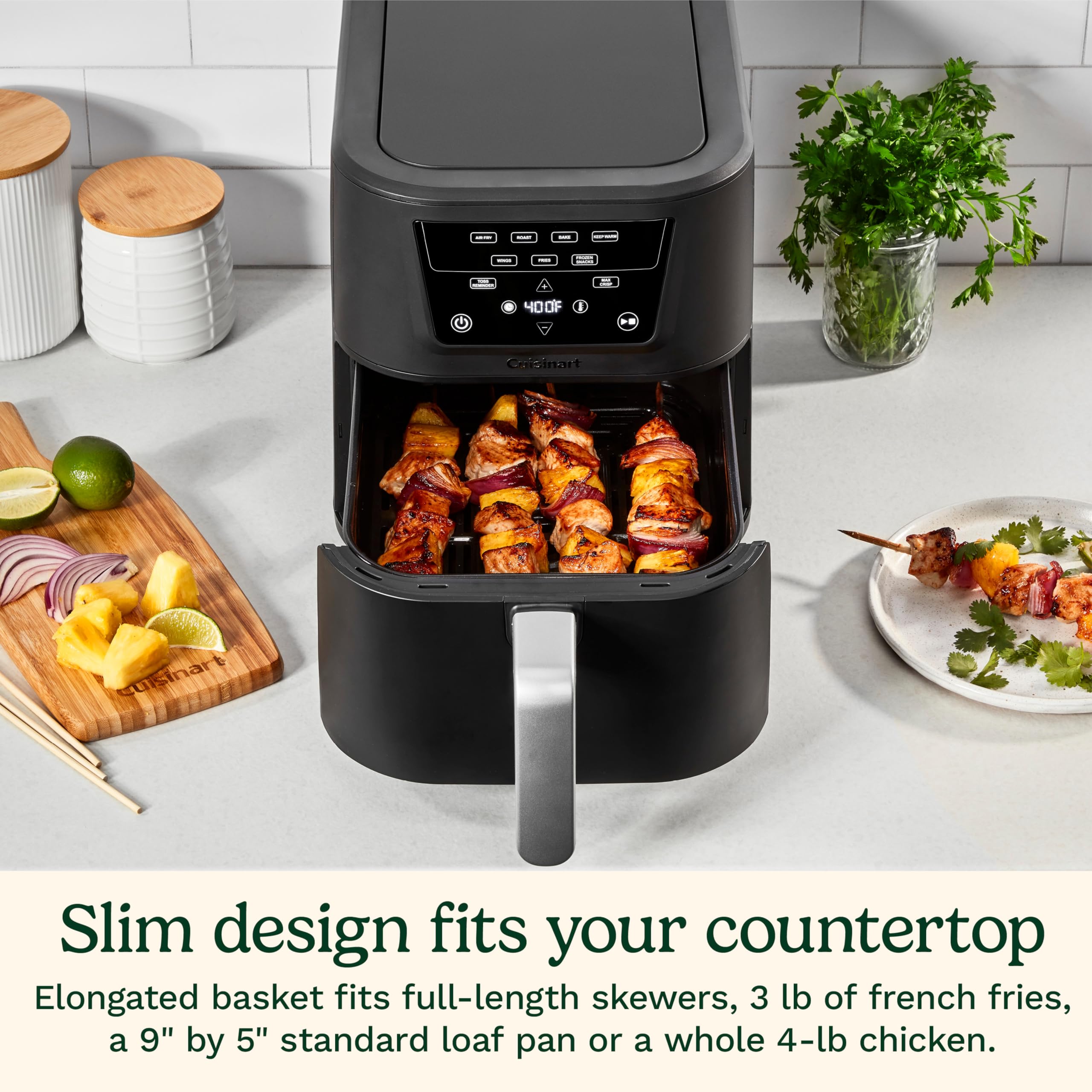 cuisinart-compactmax-8-qt-basket-air-fryer-air-210-air-fry-roast-bake-keep-warm image 3