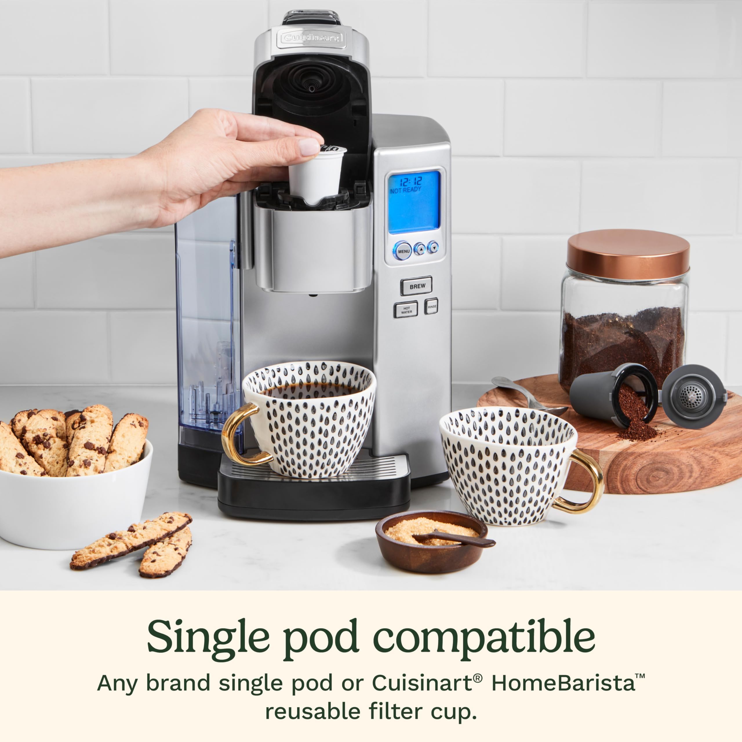 cuisinart-ss-10p1-single-serve-coffee-maker-with-72oz-reservoir-stainless-steel image 3