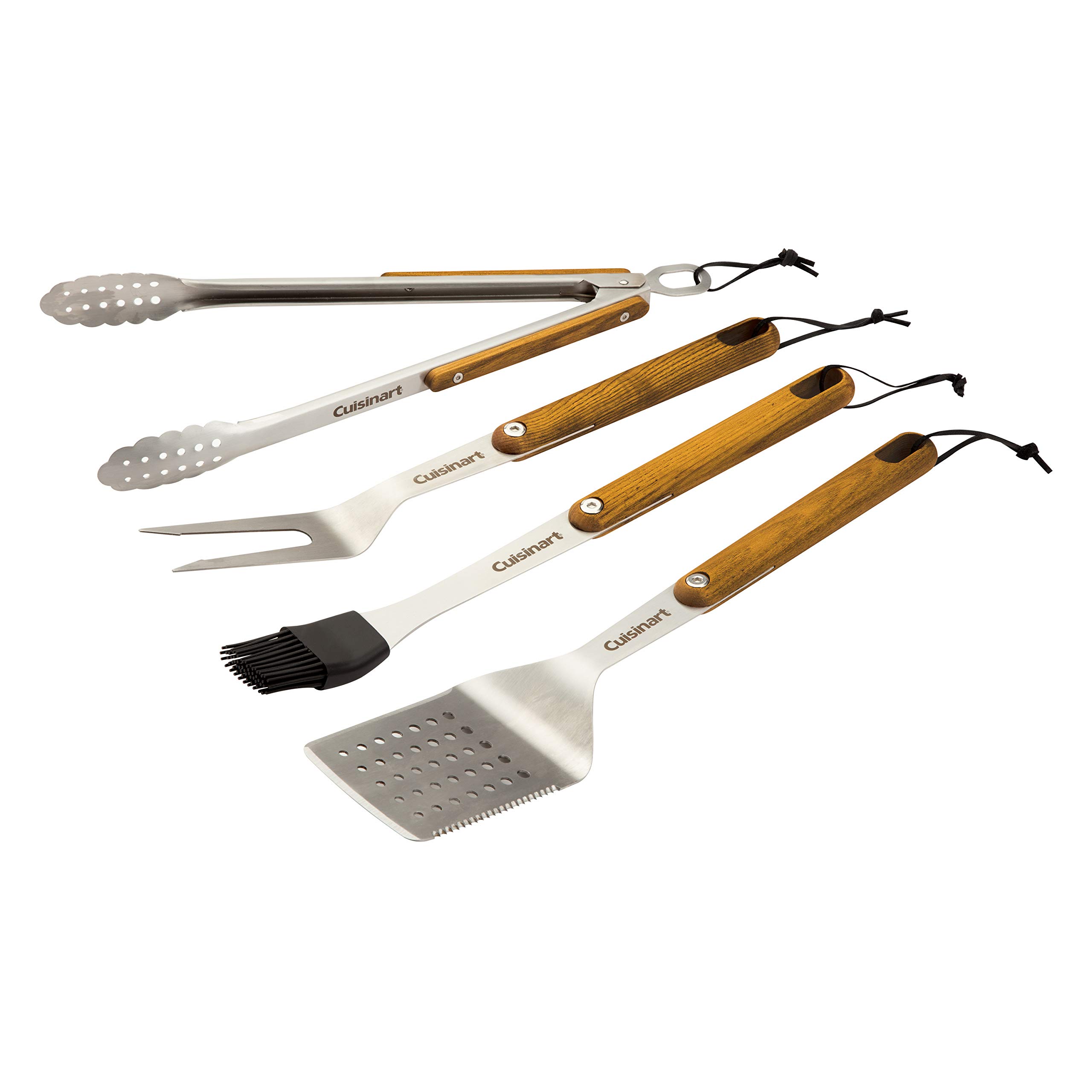 cuisinart-cgs-1100-4-piece-ash-wood-grill-tool-set image 1