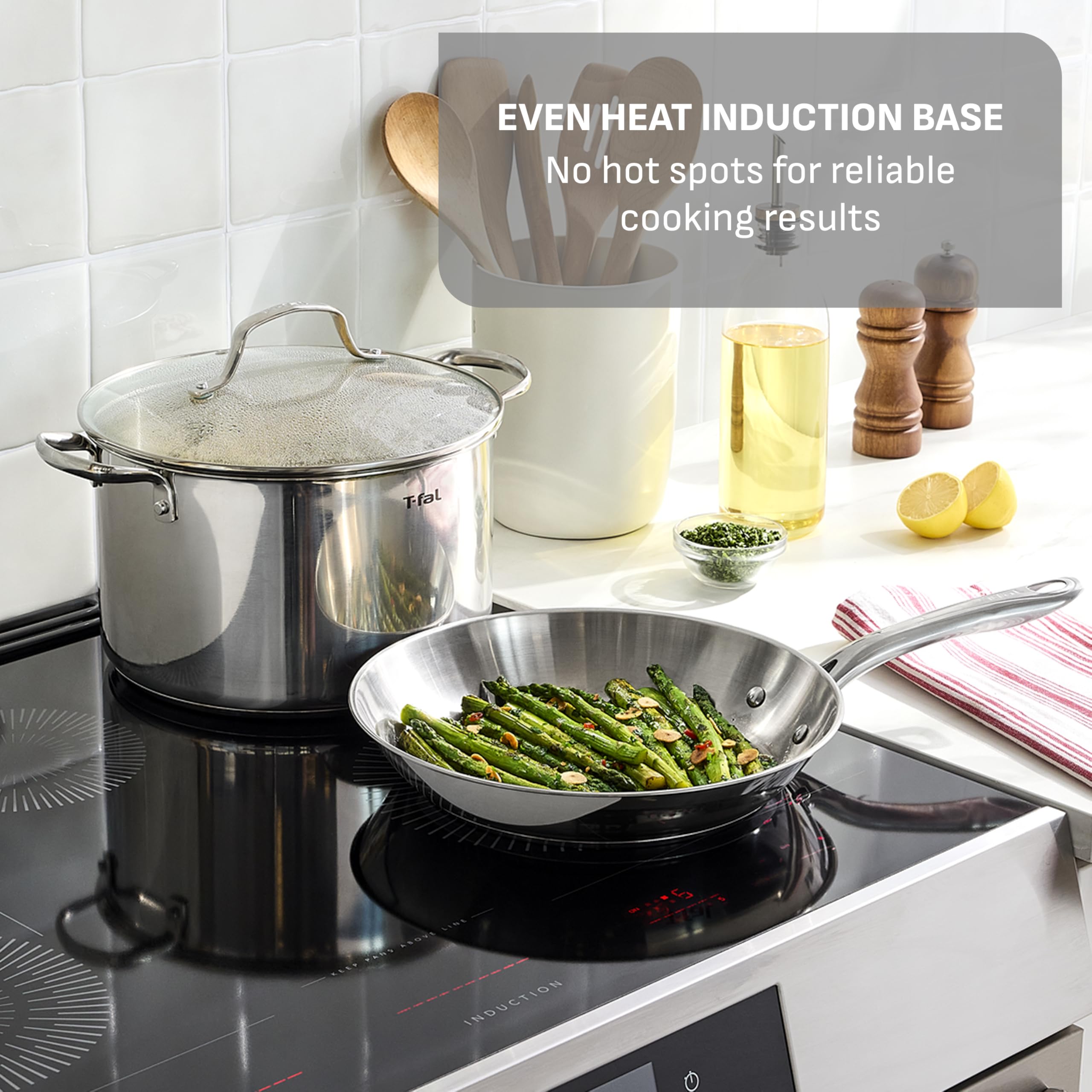 t-fal-gourmet-11-12-5-stainless-steel-frying-pan-set-2-piece image 4