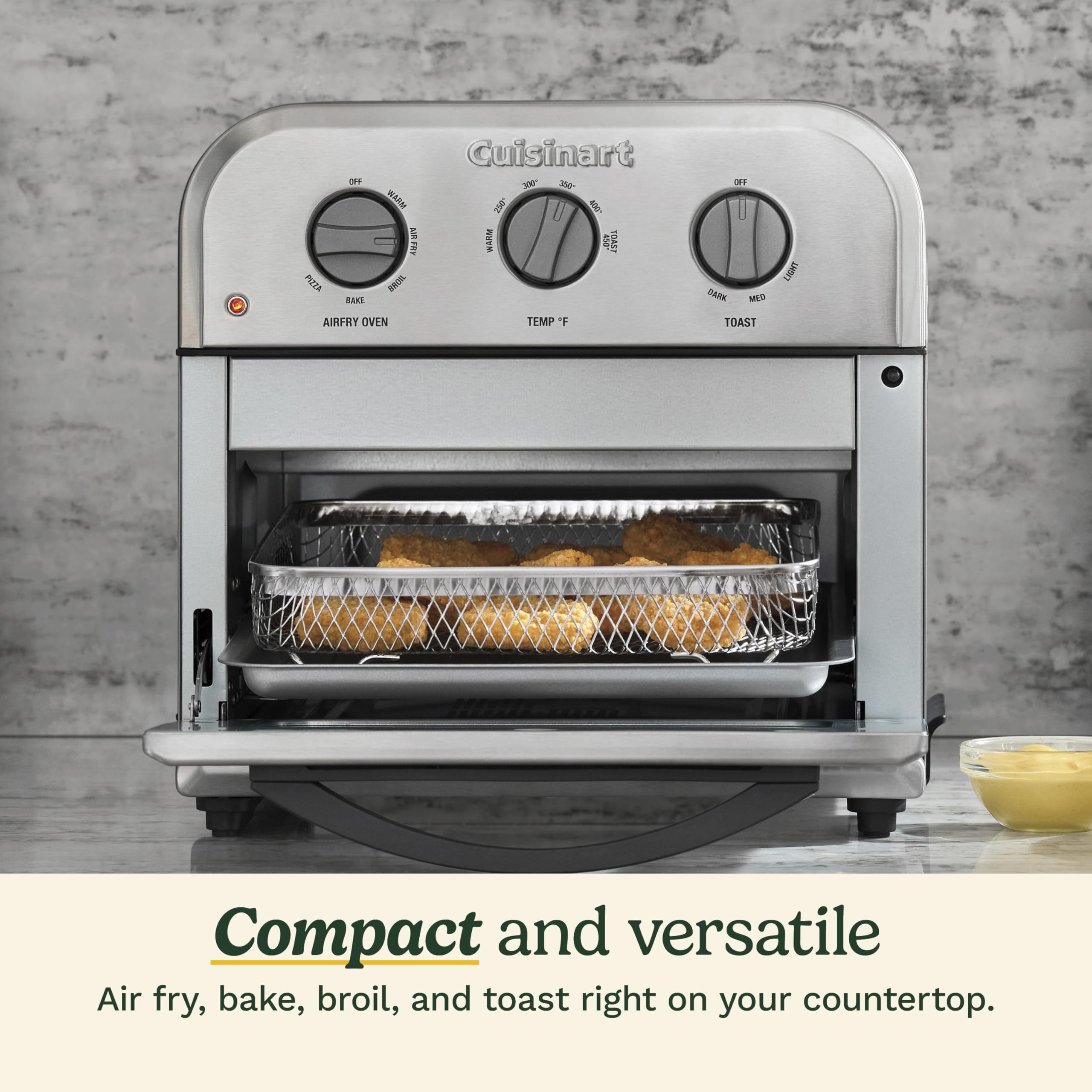 cuisinart-toa-26-compact-air-fryer-toaster-oven-6-in-1-stainless-steel image 3