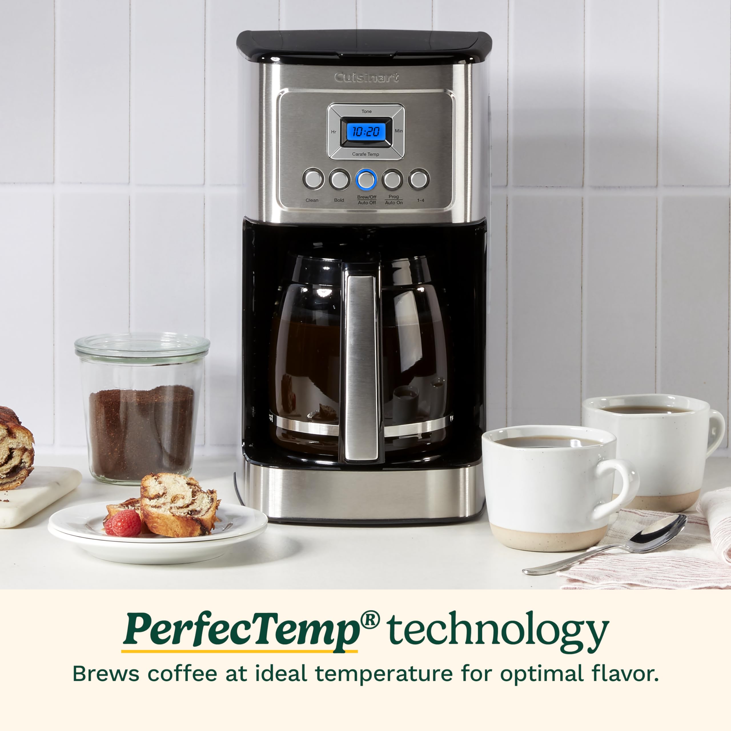 cuisinart-perfectemp-dcc-3200-14-cup-programmable-coffee-maker-stainless-steel image 2