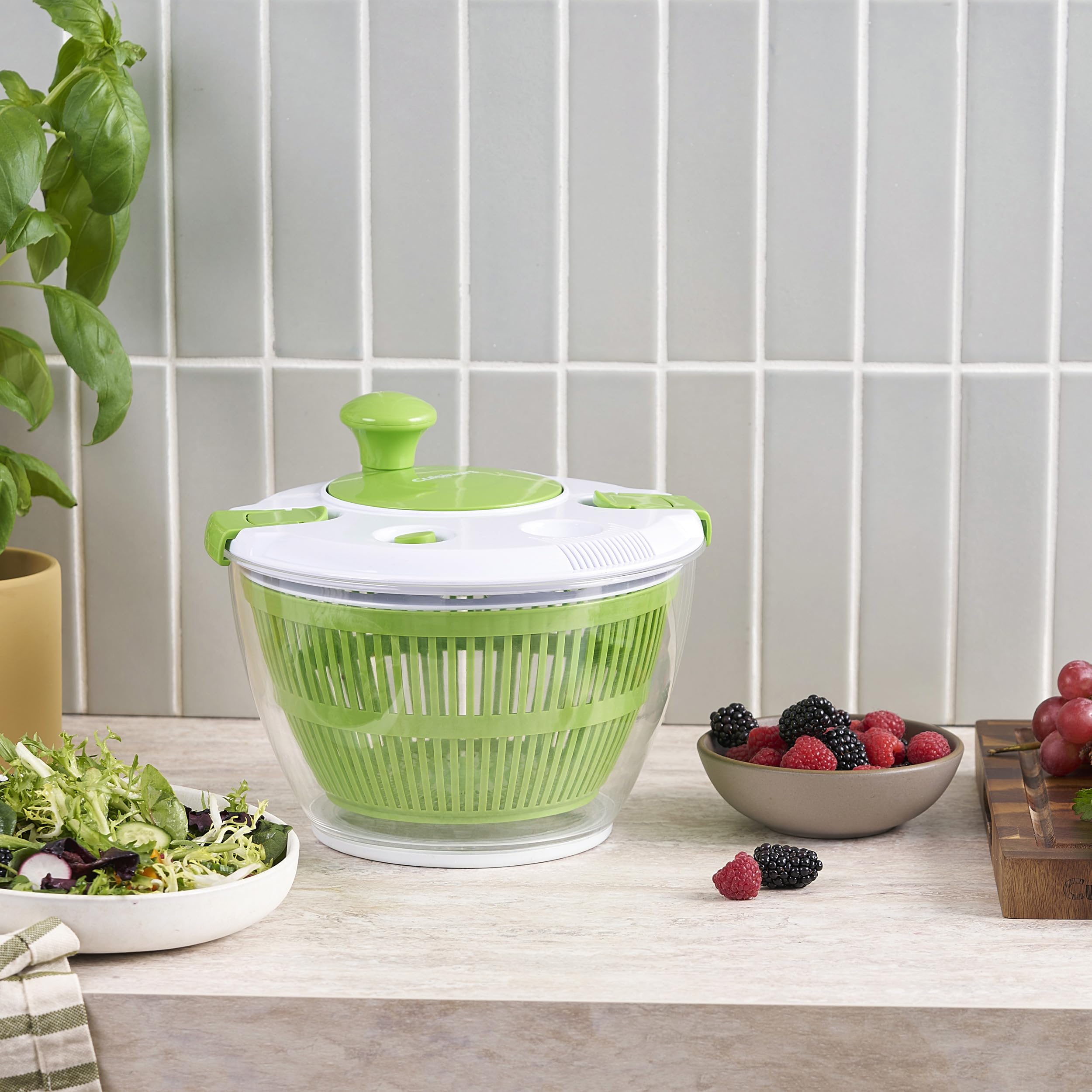 cuisinart-ctg-00-sas1-large-spin-stop-salad-spinner-5-quart-green-white image 2
