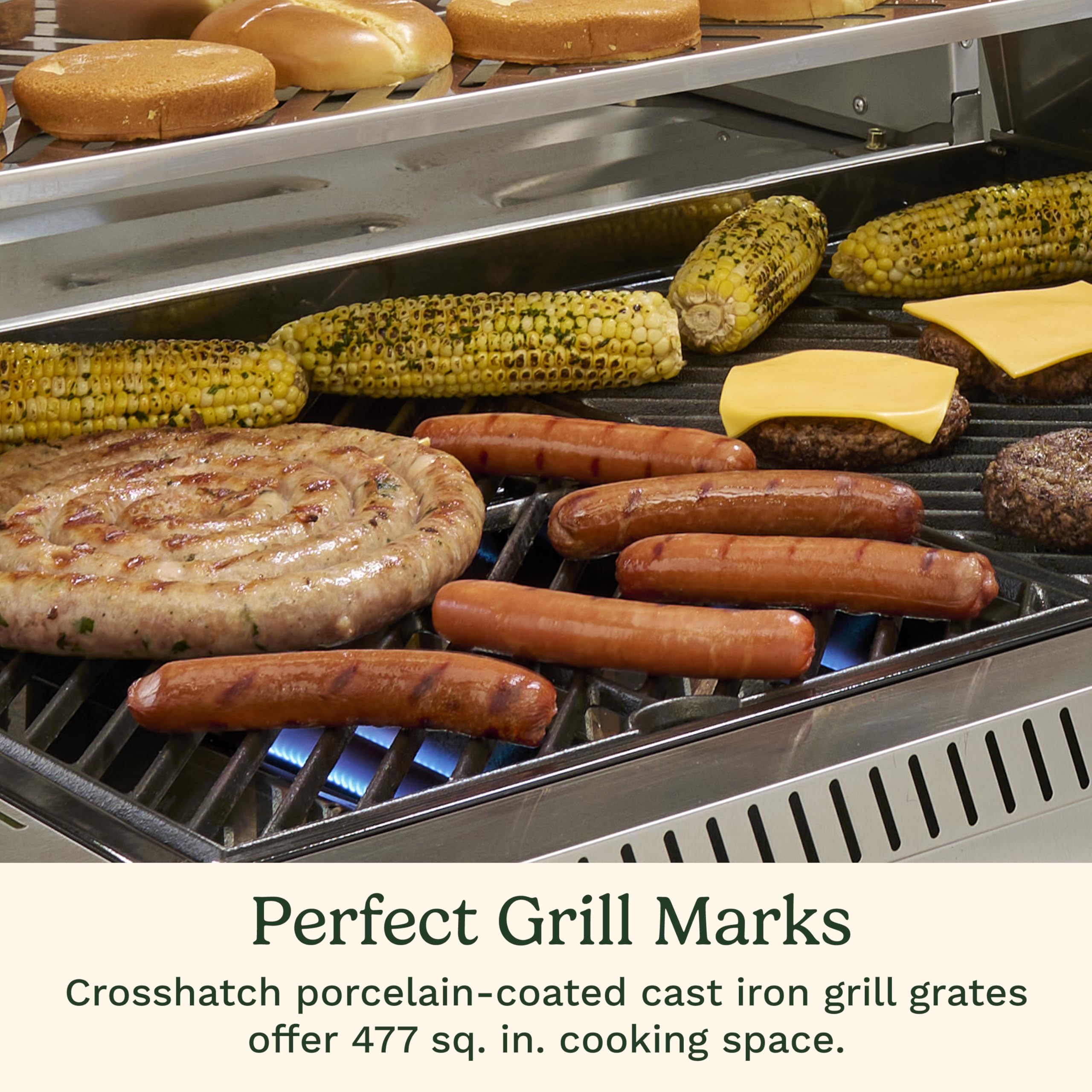 cuisinart-propel-4-burner-3-in-1-gas-grill-with-griddle-and-pizza-oven-stainless image 6