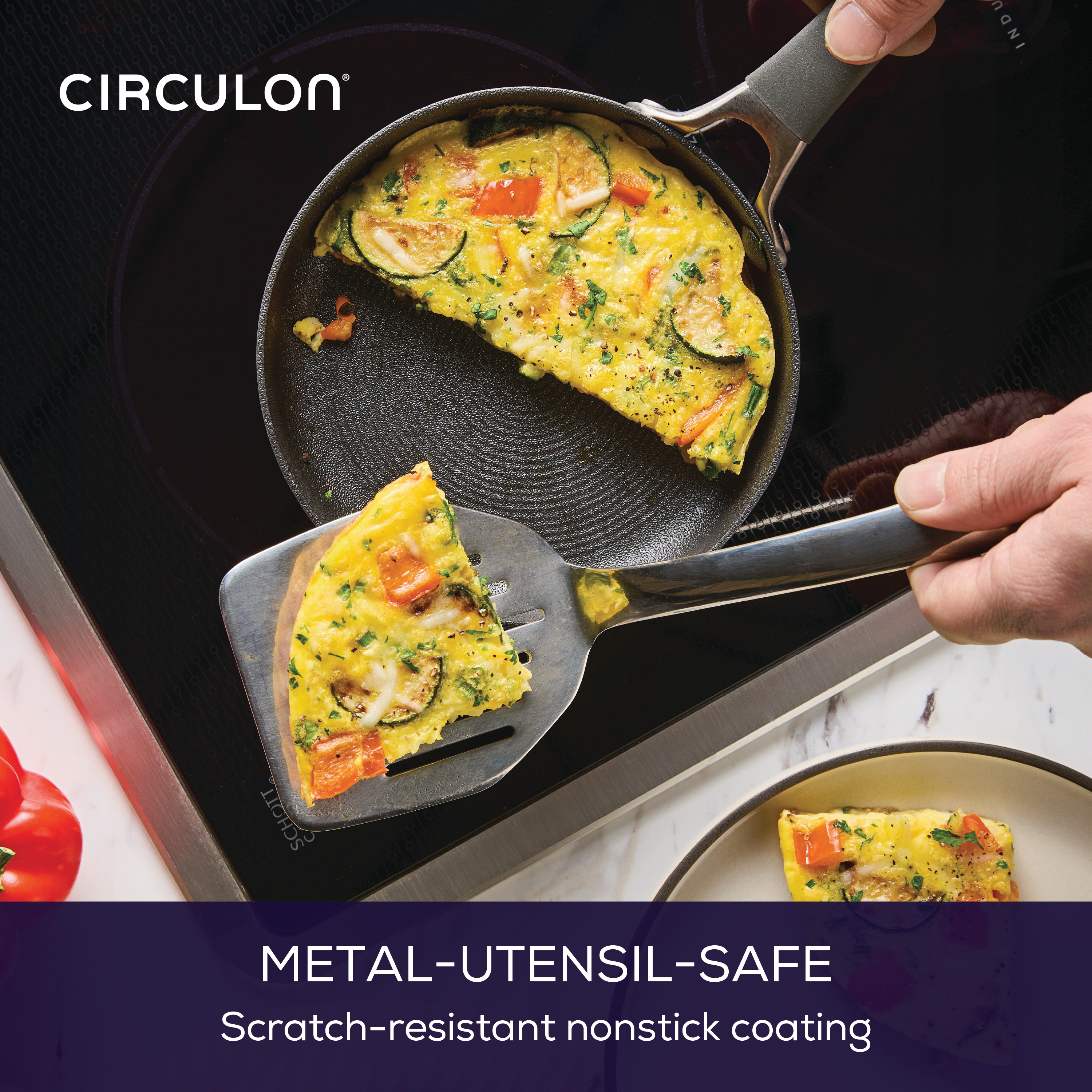 circulon-a1-series-6-25-inch-nonstick-open-skillet image 4