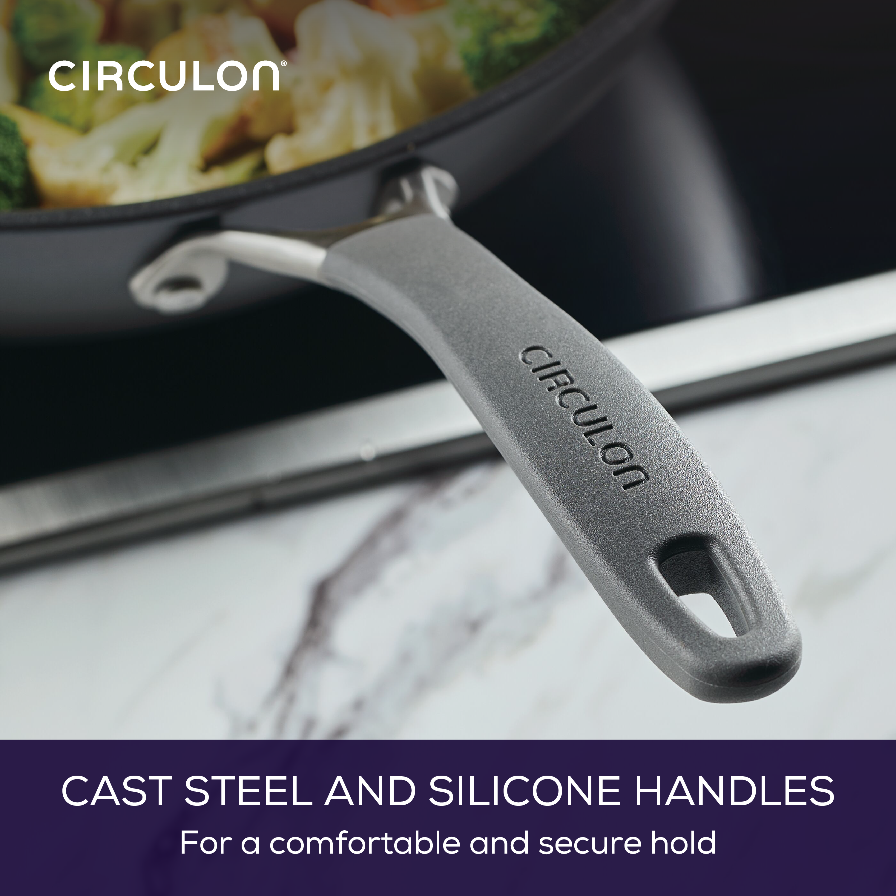 circulon-a1-scratchdefense-13-inch-nonstick-stir-fry-pan-with-helper-handle image 8