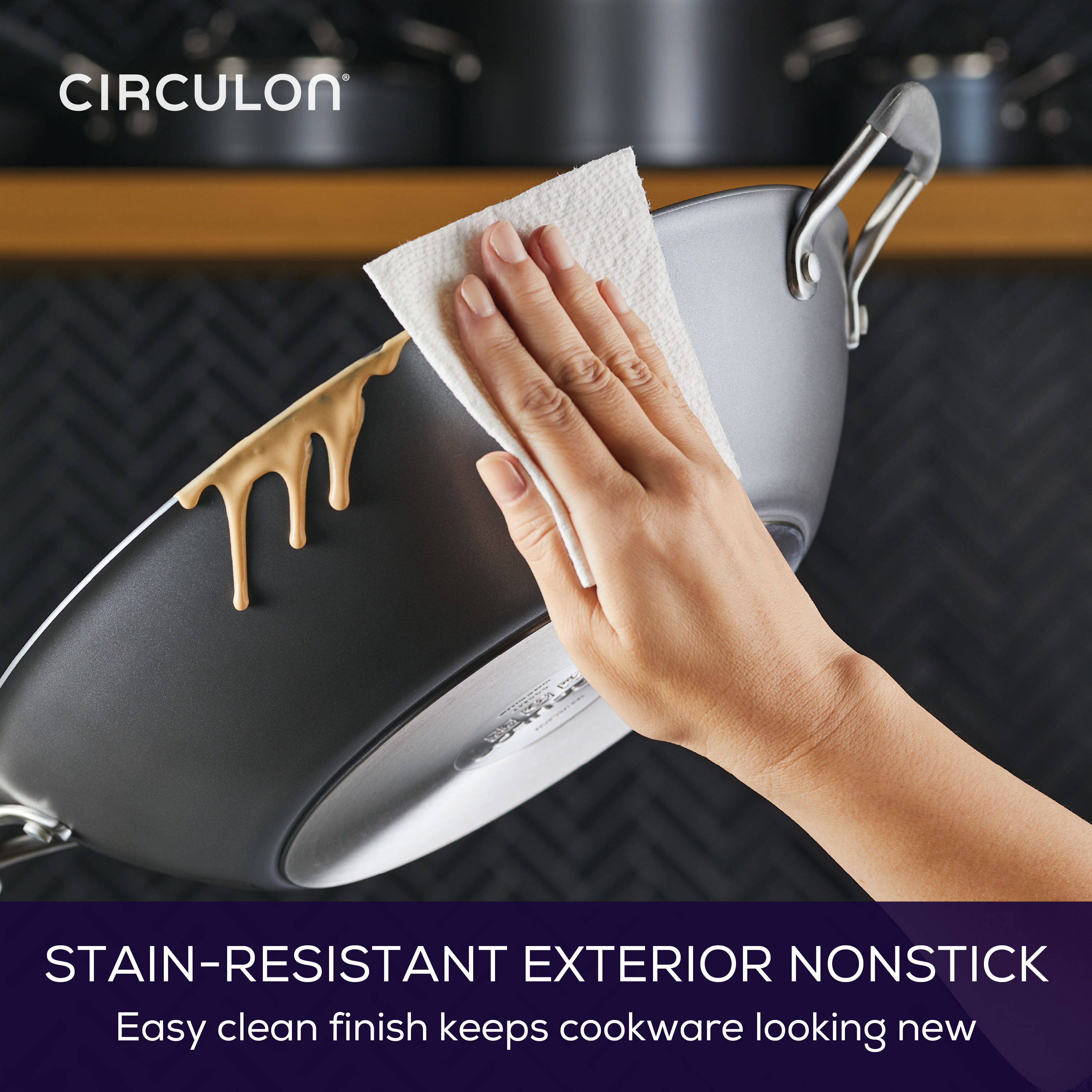 circulon-a1-scratchdefense-14-inch-nonstick-wok-with-lid image 6