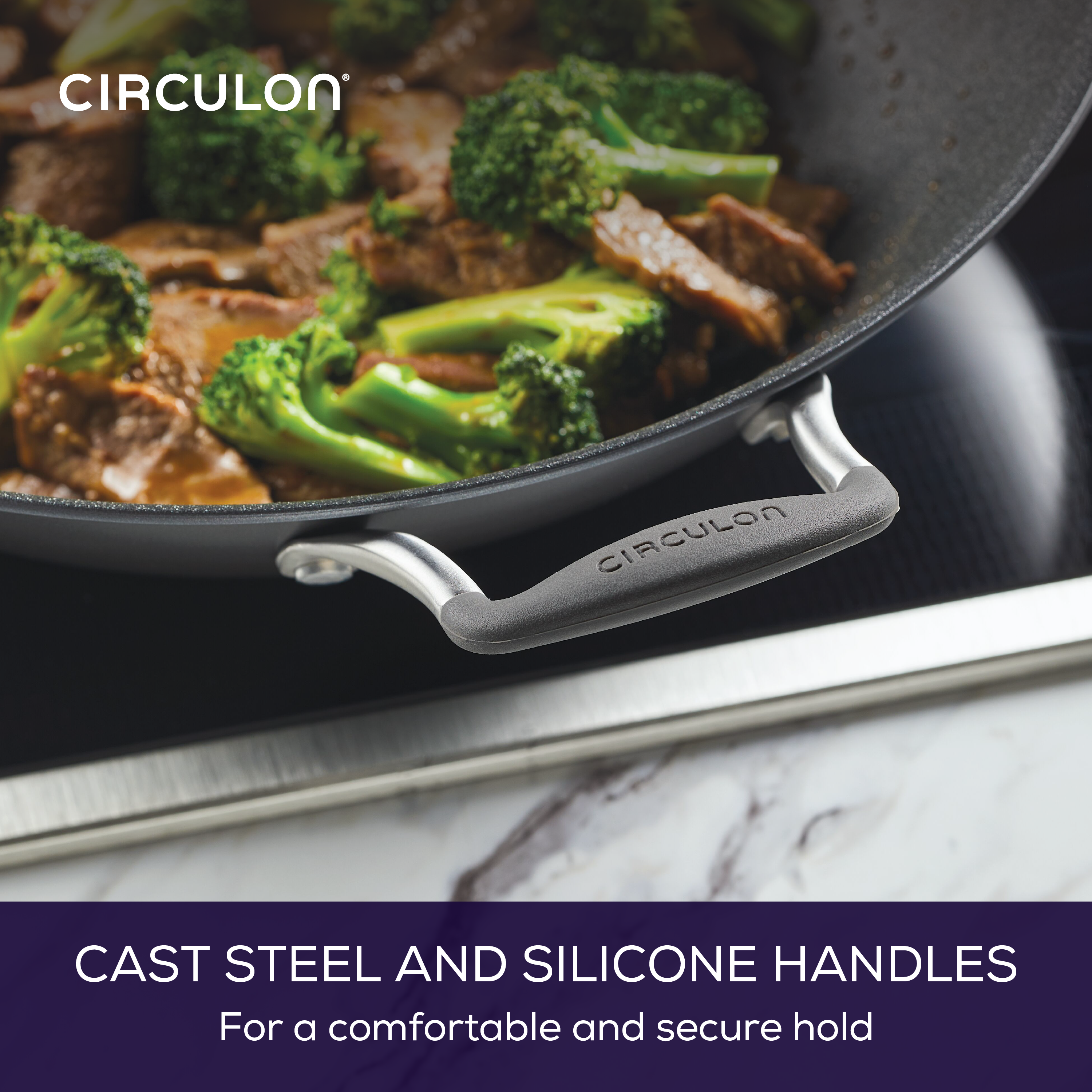 circulon-a1-scratchdefense-14-inch-nonstick-wok-with-lid image 5