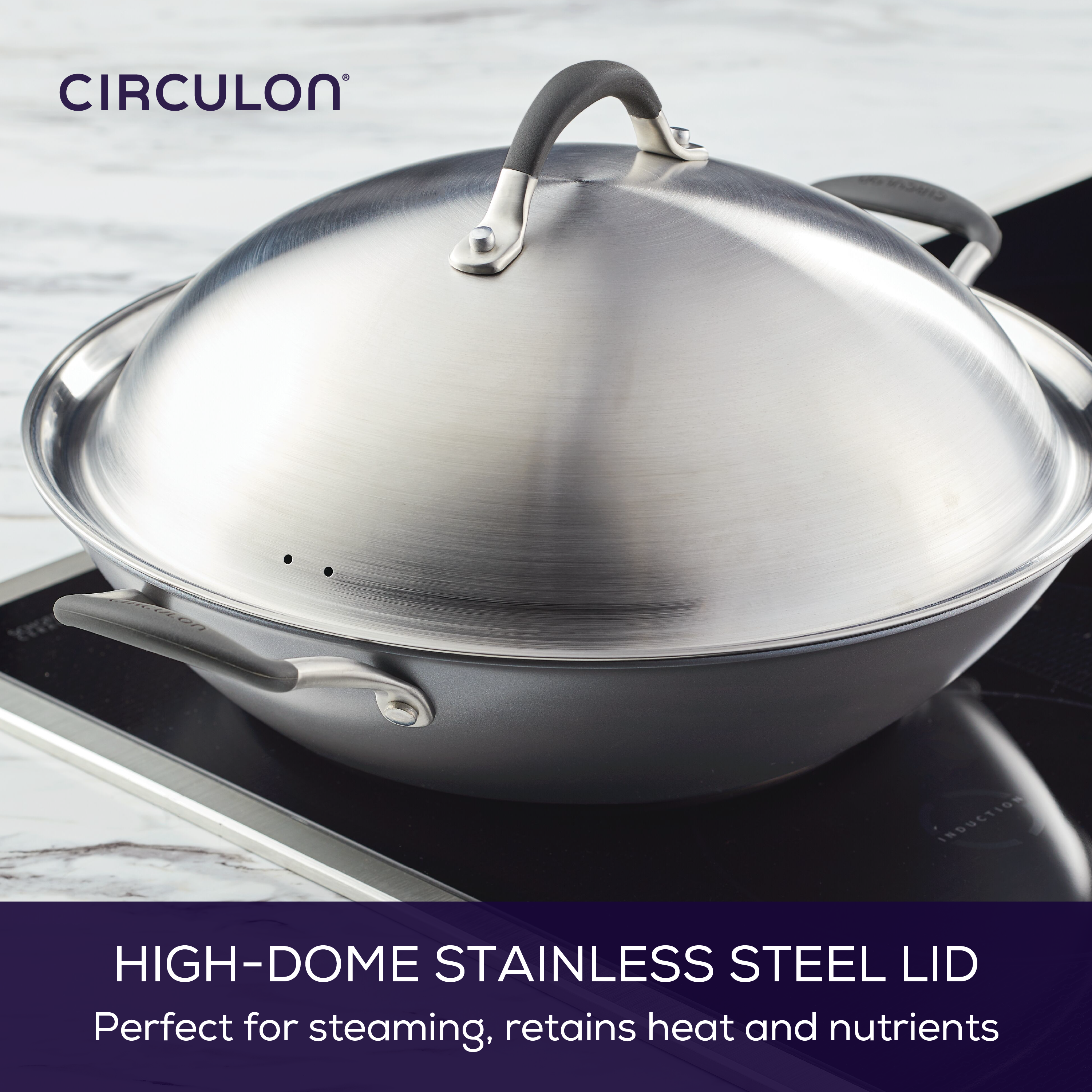 circulon-a1-scratchdefense-14-inch-nonstick-wok-with-lid image 4