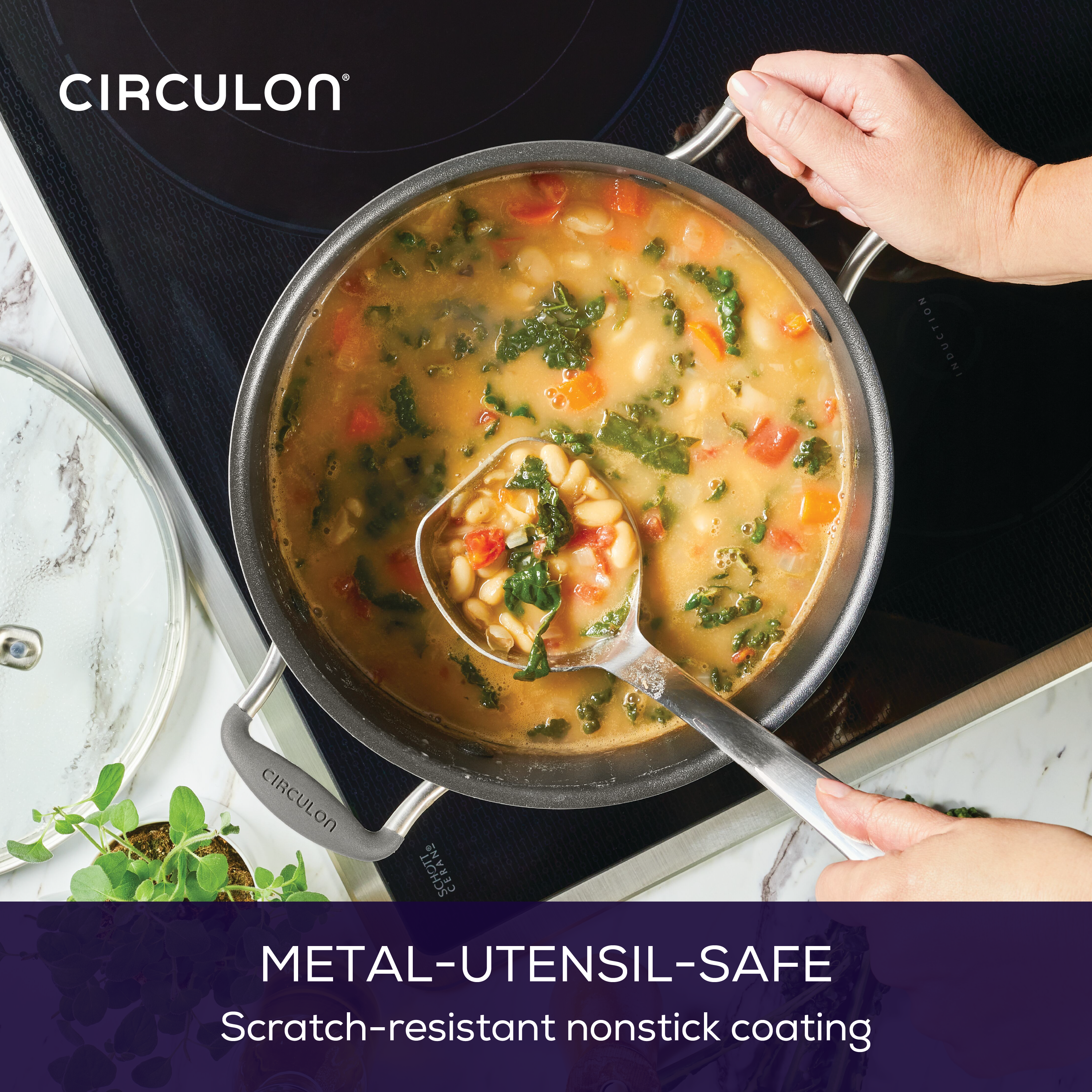 circulon-a1-8-quart-scratchdefense-nonstick-stockpot-with-lid image 5