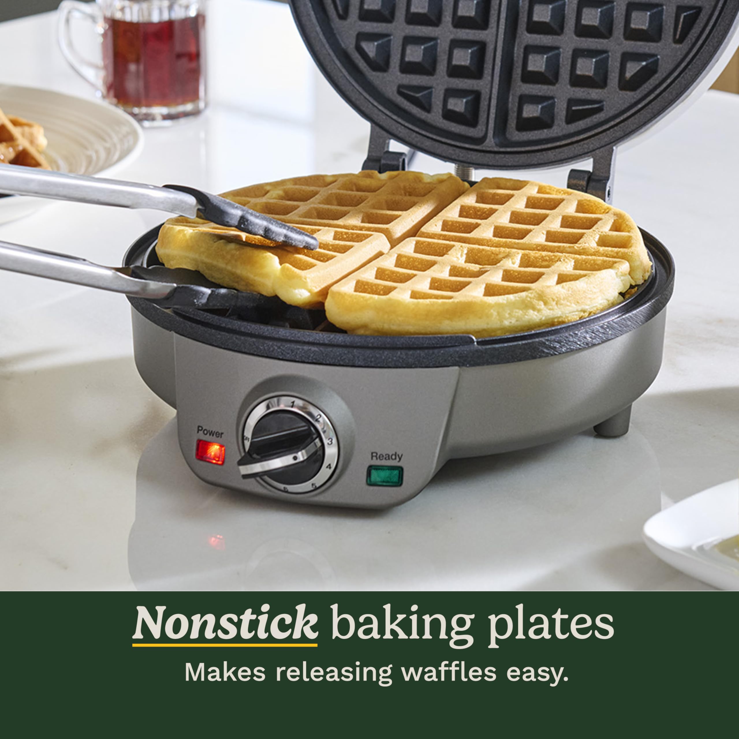 cuisinart-belgian-waffle-maker-waf-200p1-round-waffle-iron-silver image 6