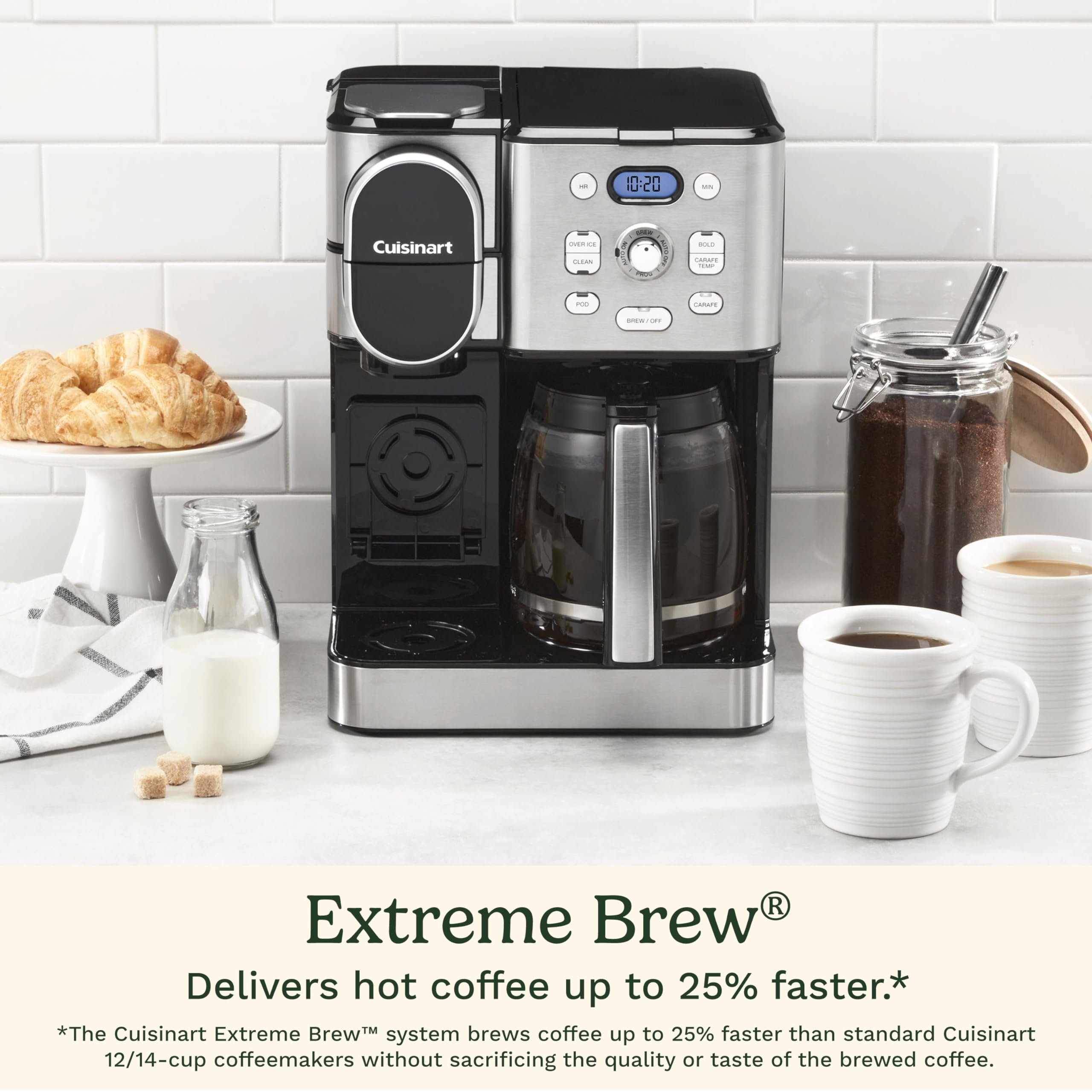 cuisinart-ss-16-12-cup-coffee-maker-with-single-serve-brewer-stainless-steel image 4
