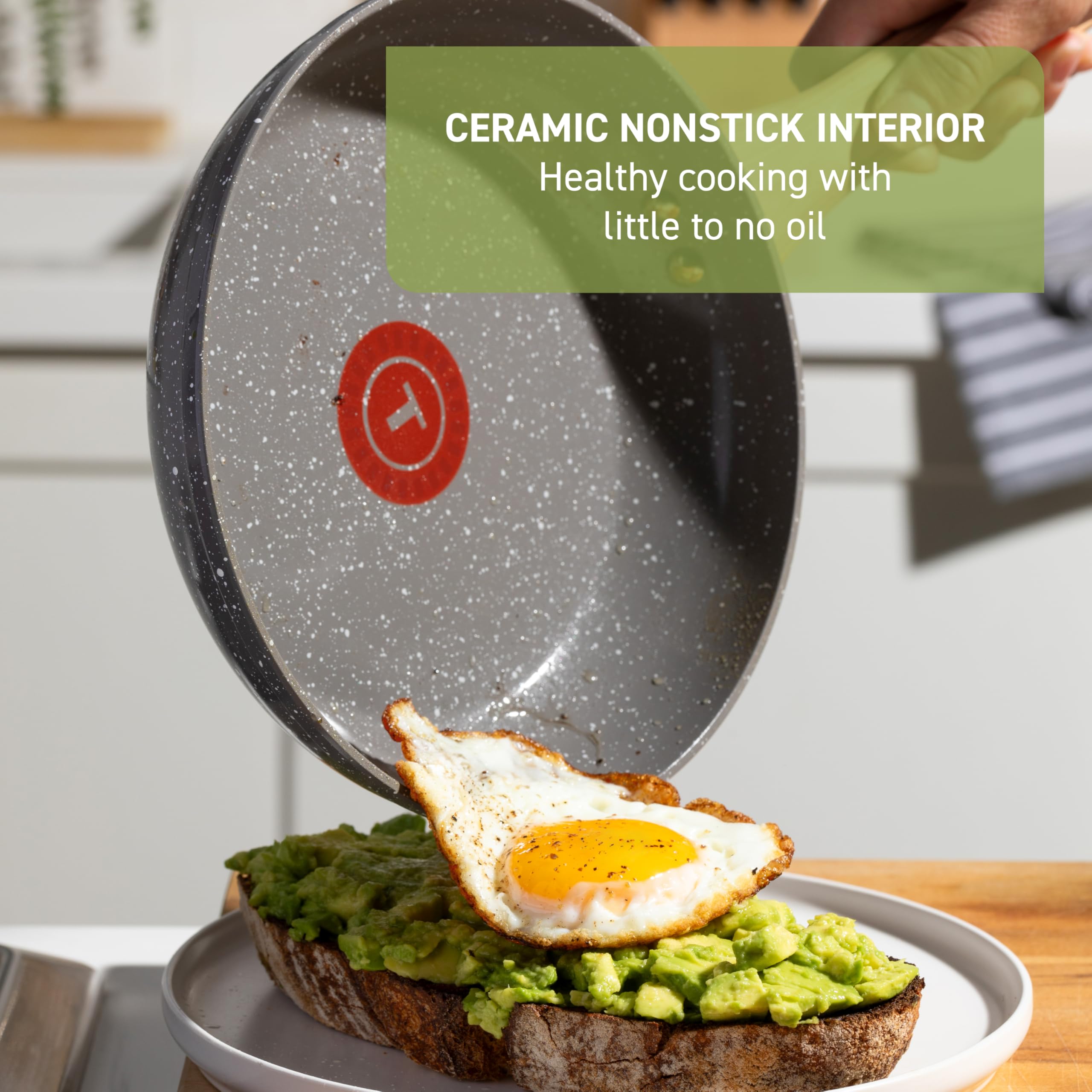 t-fal-revive-ceramic-nonstick-sauce-pan-with-lid-3-qt-stone-grey image 2
