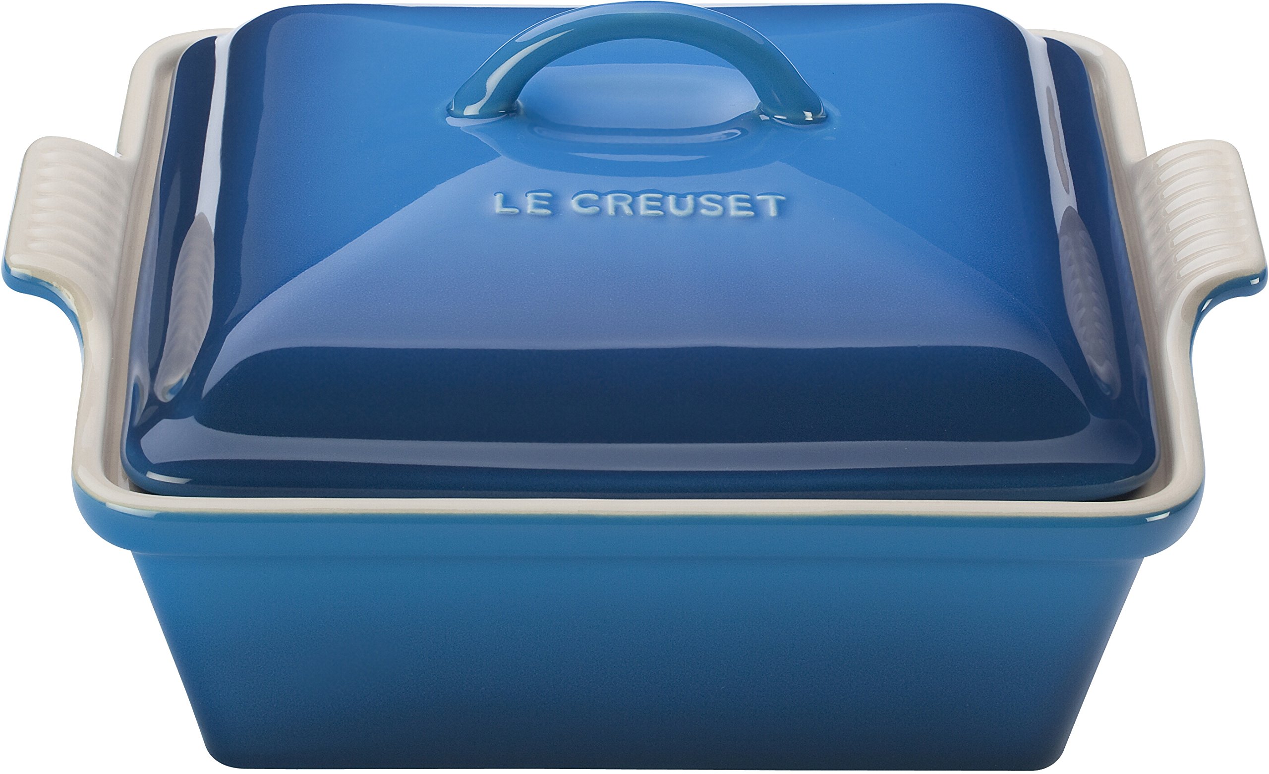 le-creuset-stoneware-heritage-shallow-square-casserole-2-qt-9-inch-cerise image 6