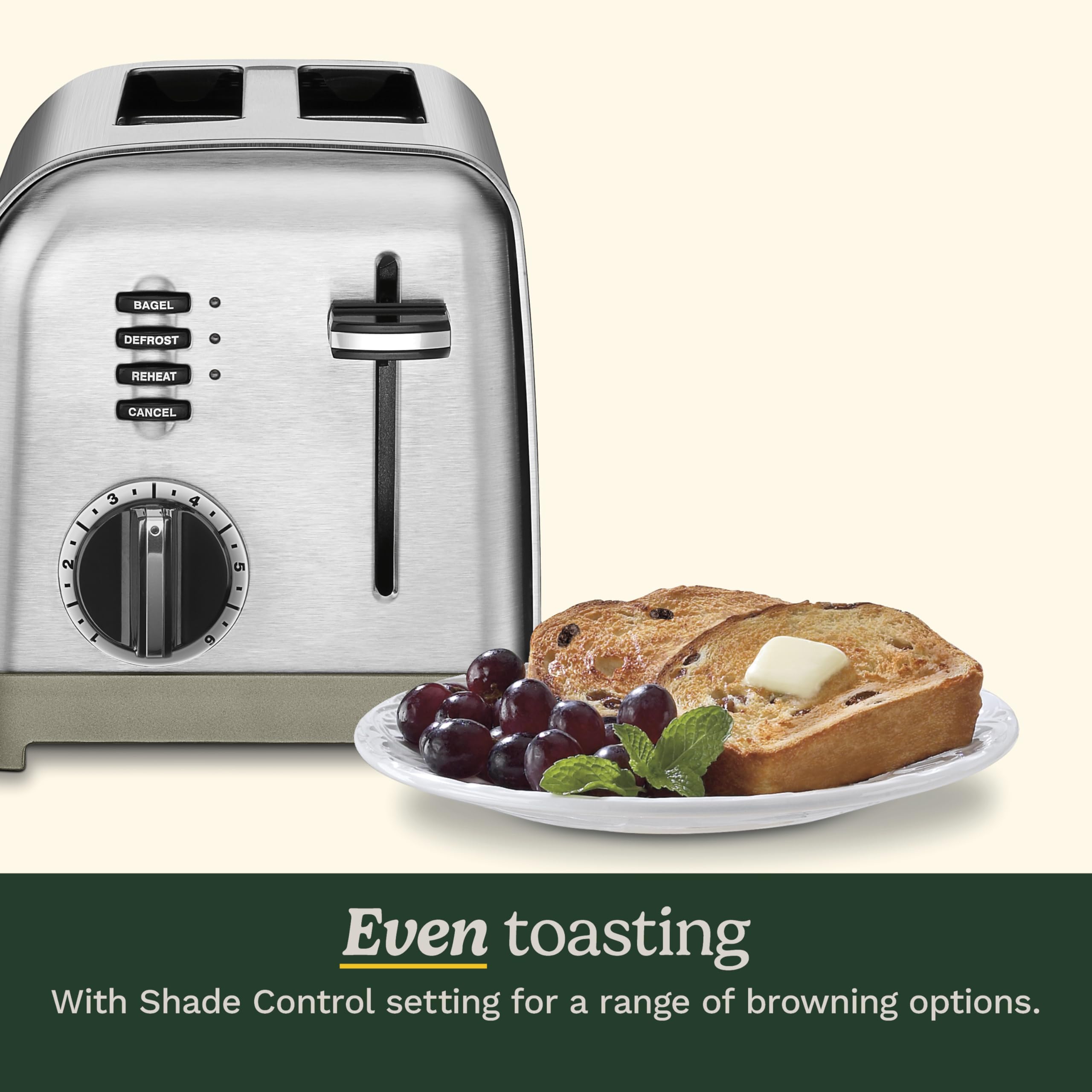 cuisinart-metal-classic-2-slice-toaster-brushed-stainless-steel-cpt-160p1 image 2