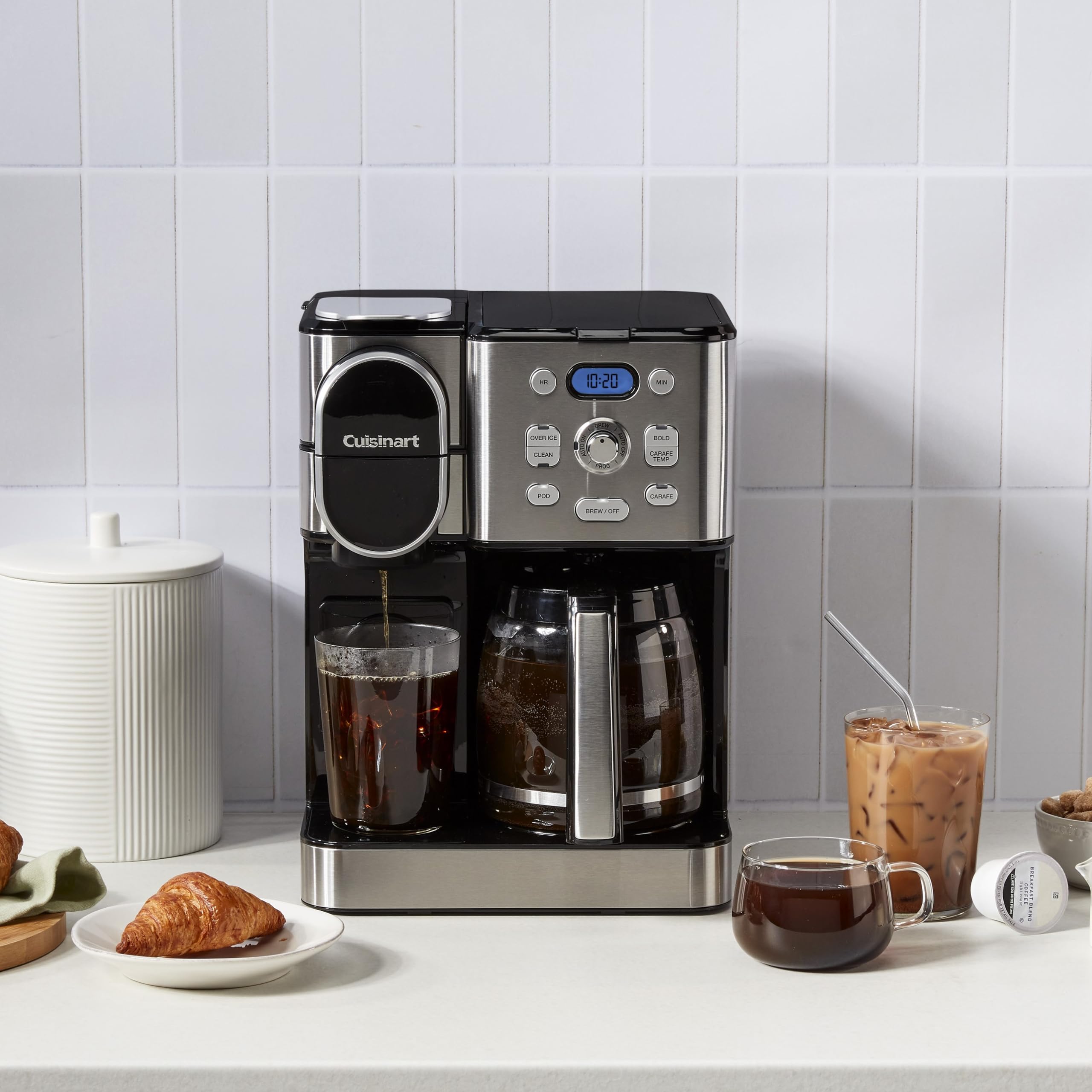 cuisinart-ss-16-12-cup-coffee-maker-with-single-serve-brewer-stainless-steel image 2