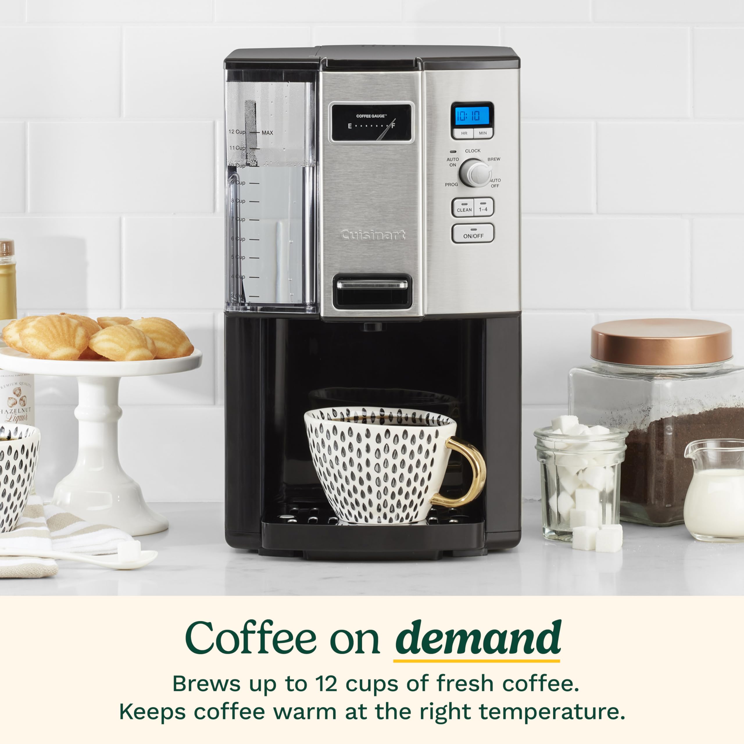 cuisinart-dcc-3000nas-12-cup-programmable-coffee-maker-with-auto-shut-off-black image 2