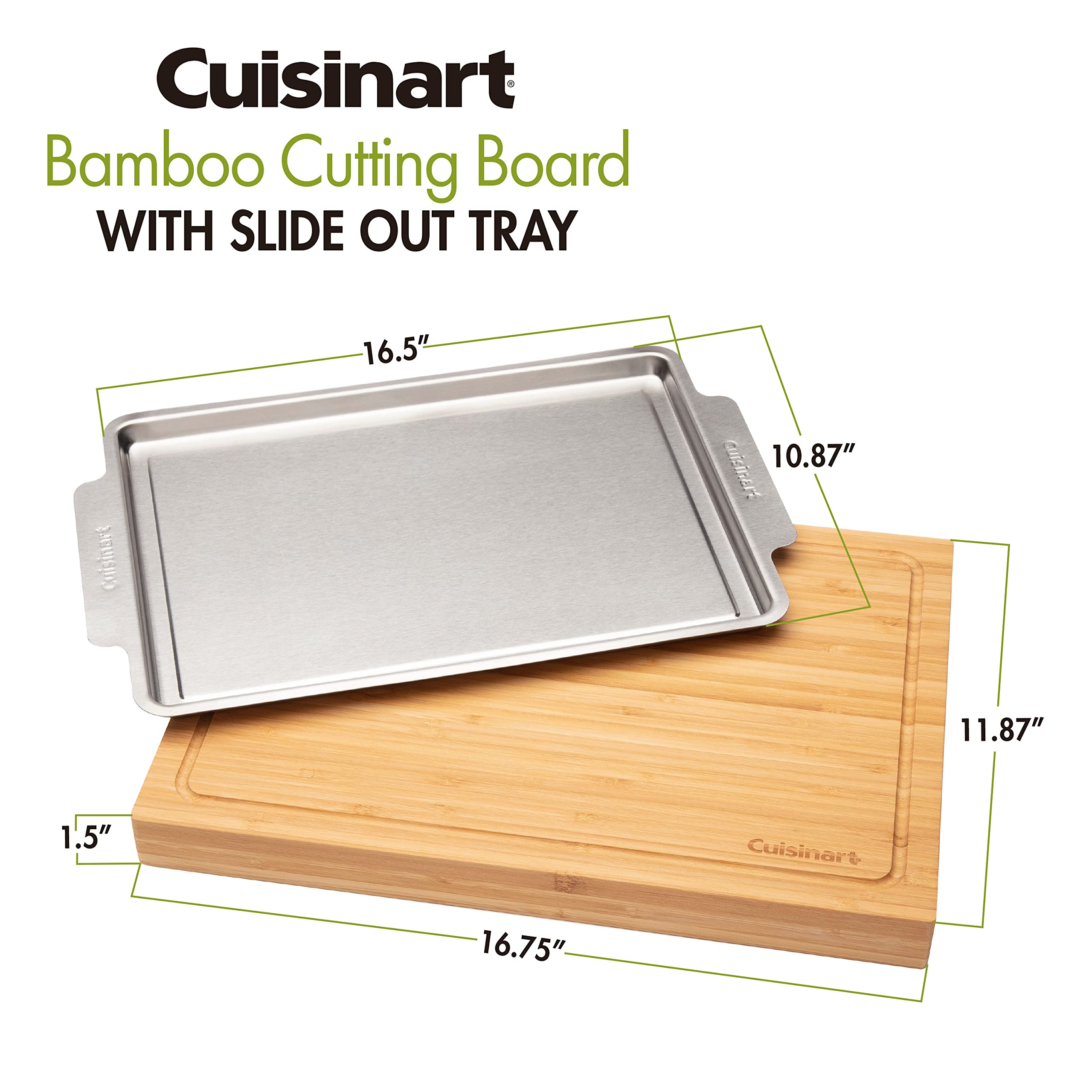 cuisinart-cpk-4884-bamboo-cutting-board-with-hidden-stainless-steel-tray image 7