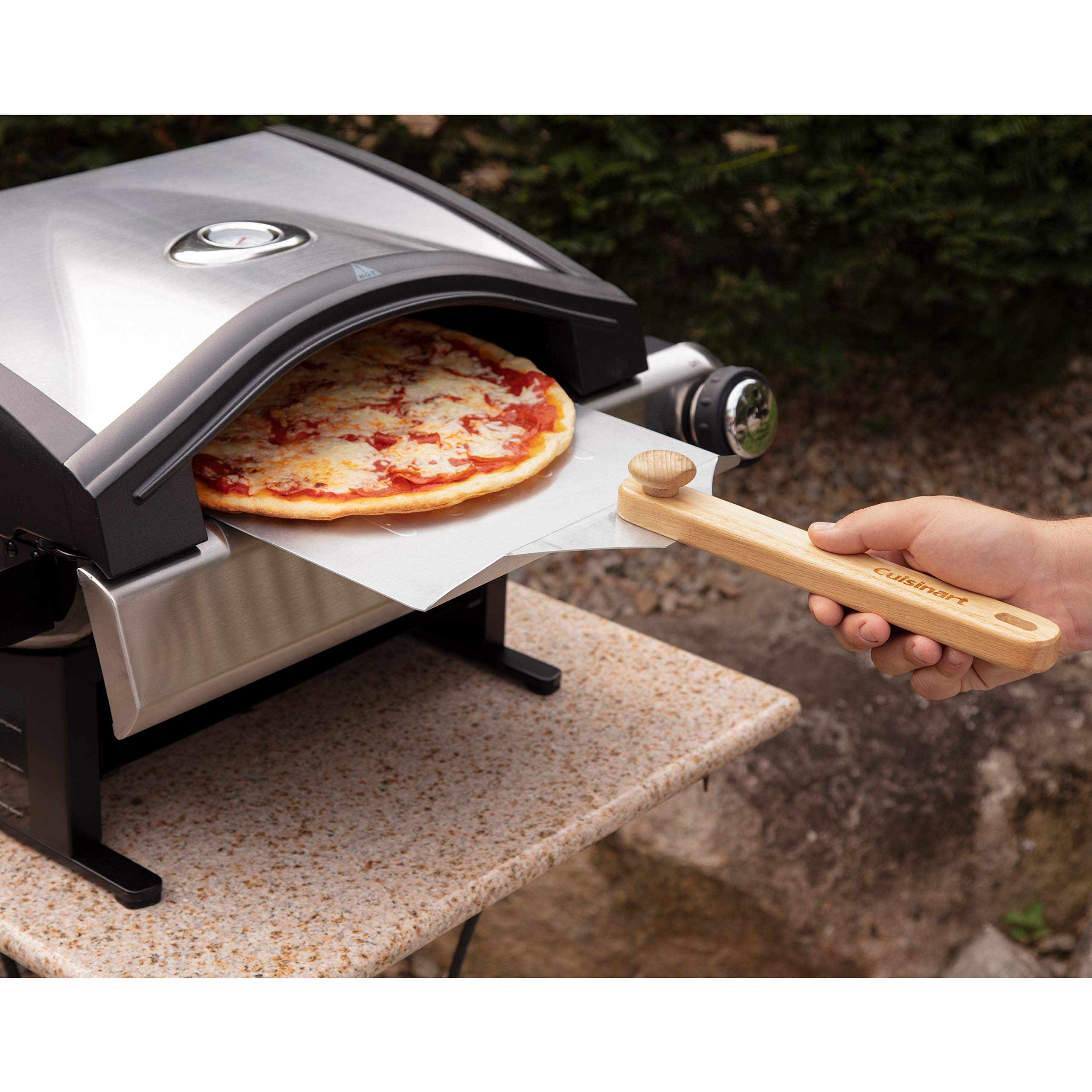 cuisinart-12-inch-aluminum-pizza-peel-with-folding-wooden-handle image 3