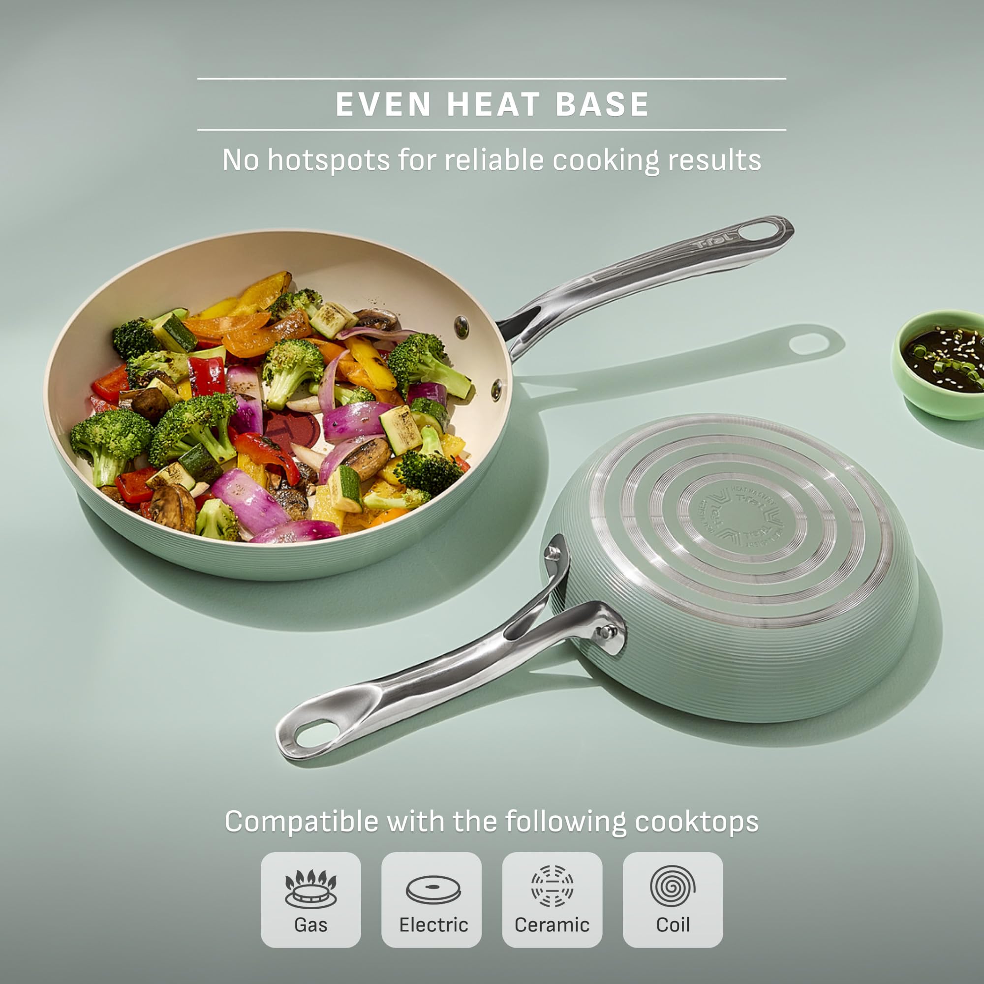 t-fal-inspire-ceramic-nonstick-10-5-inch-skillet-with-lid-mint-green image 3