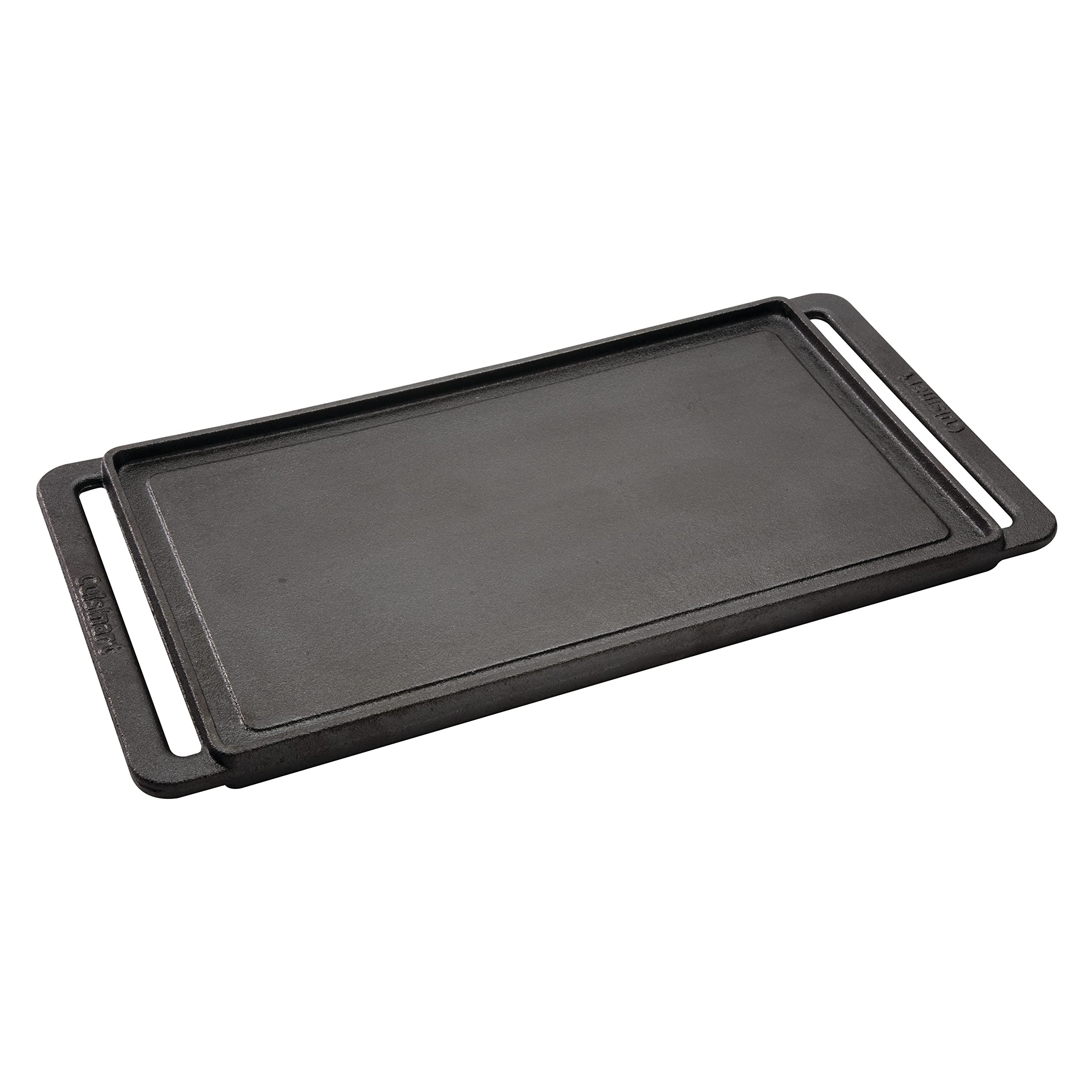 cuisinart-reversible-cast-iron-grill-griddle-plate-15-75-x-9-pre-seasoned image 1