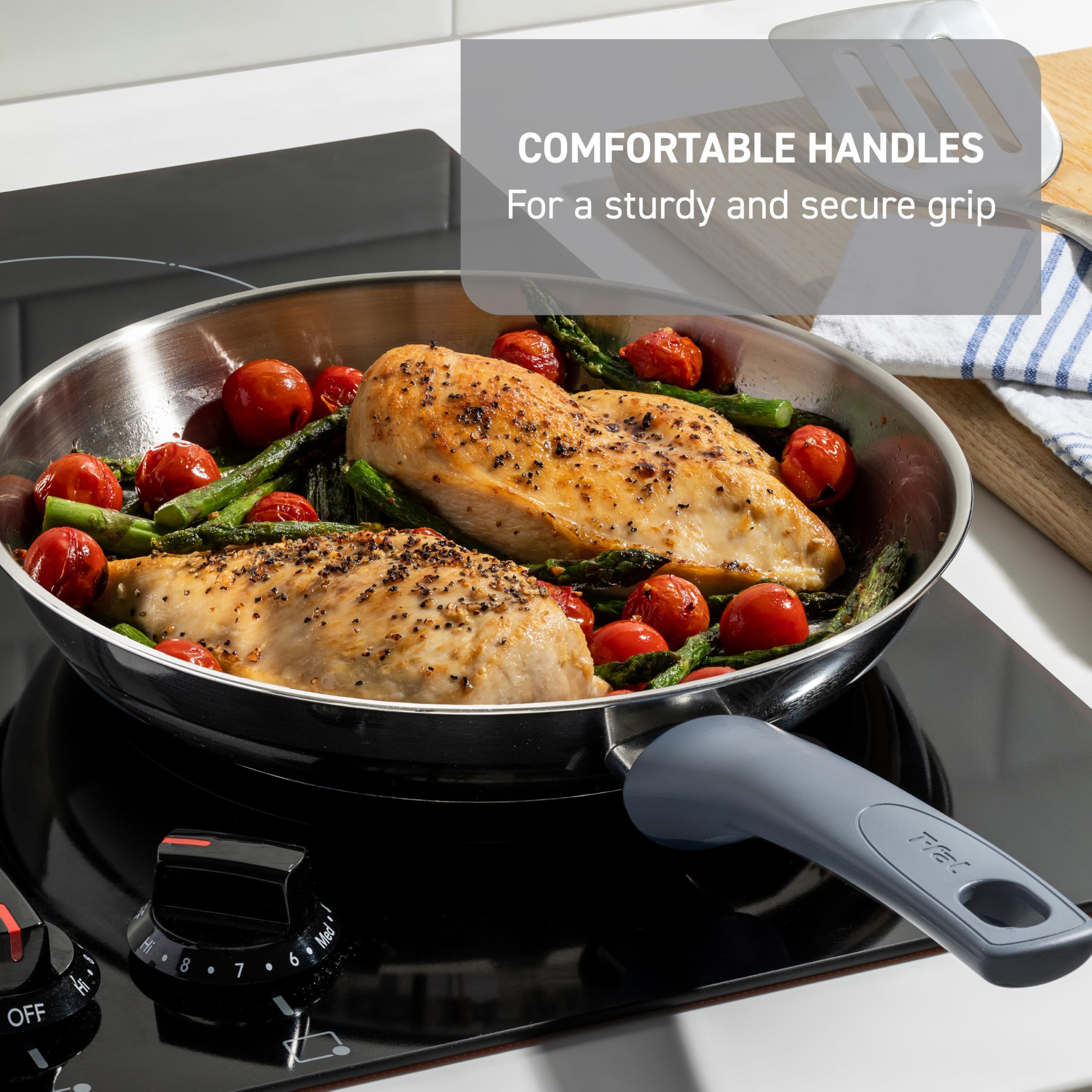 t-fal-essentials-stainless-steel-nonstick-fry-pan-10-5-inch-induction-compatible image 5