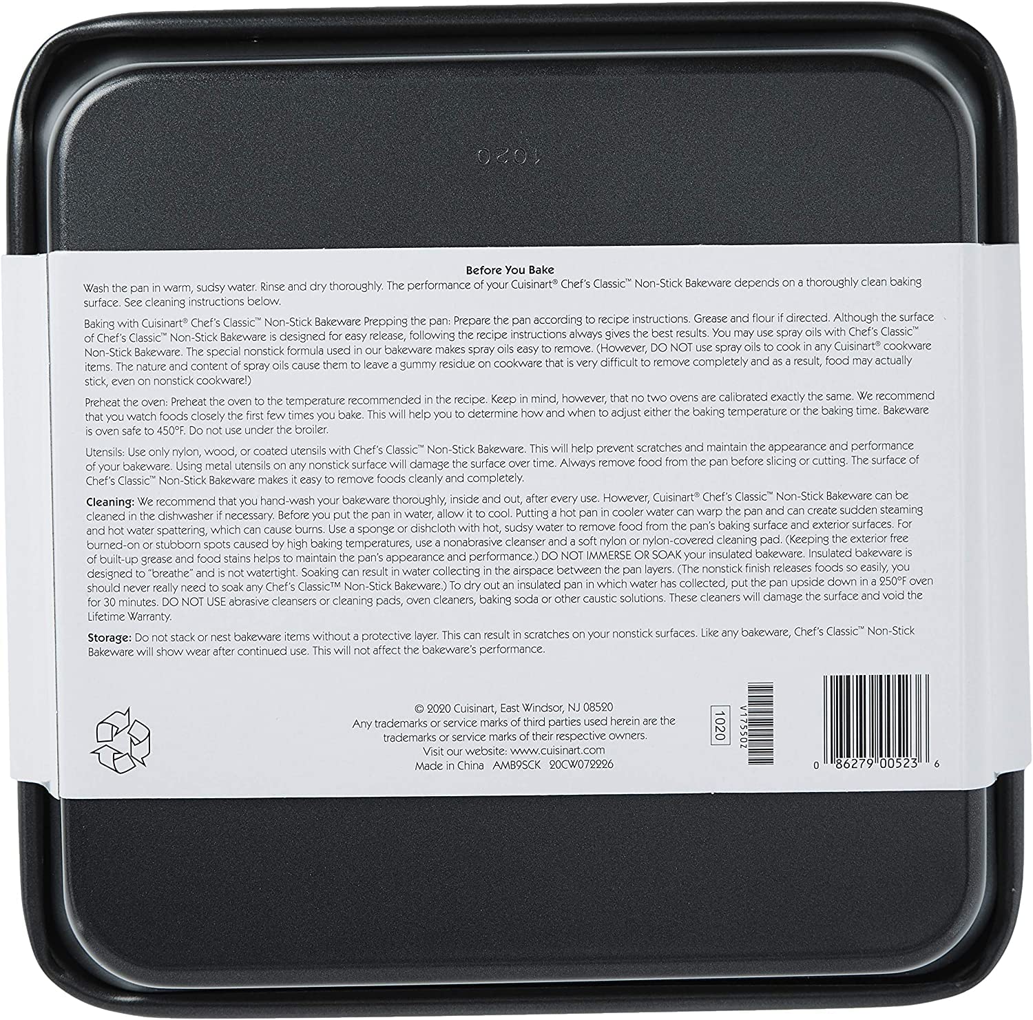 cuisinart-chef-s-classic-nonstick-bakeware-9-inch-square-cake-pan-silver image 8