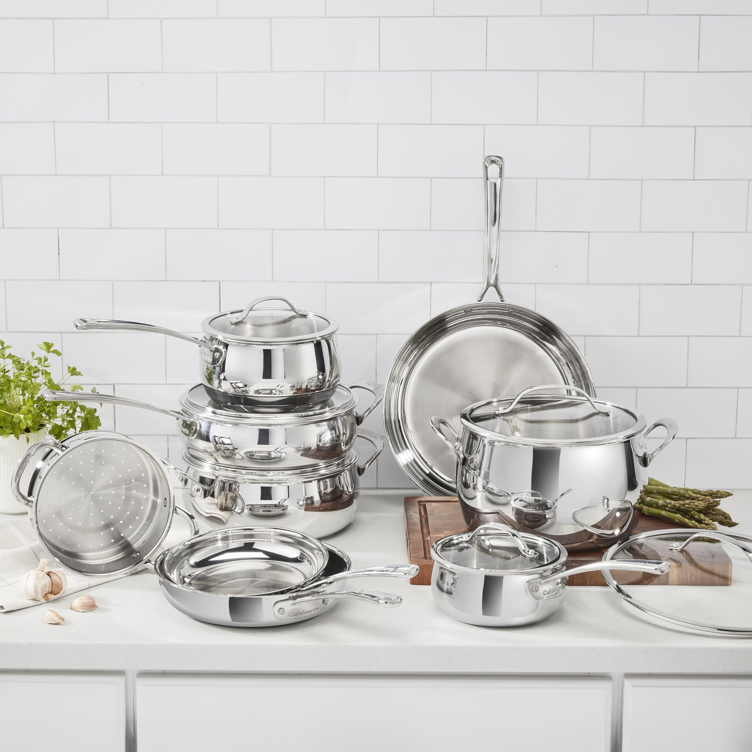 cuisinart-pureclad-pcst-15-15-piece-triple-ply-stainless-steel-cookware-set image 2