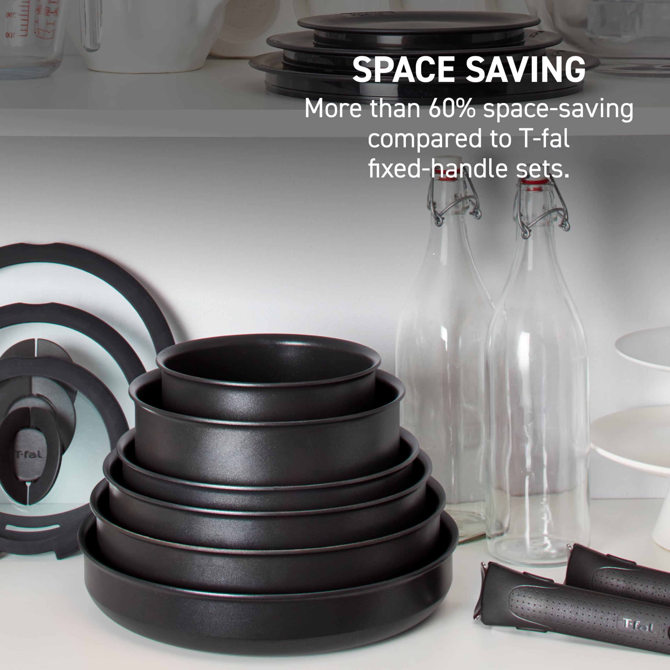 t-fal-ingenio-detachable-handle-3-piece-cookware-set-stackable-onyx-black image 2